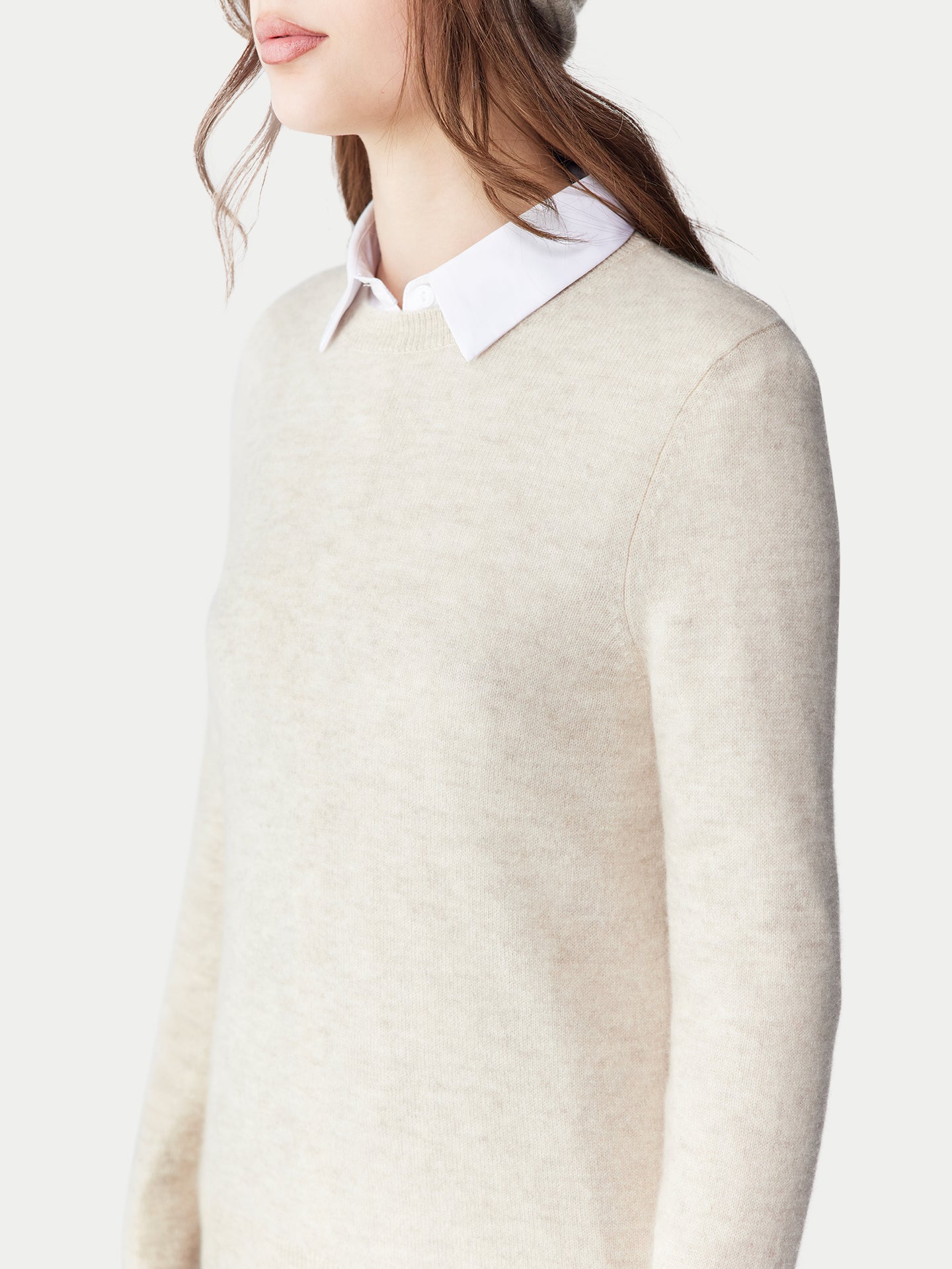 99€ Kaschmir-Set aus Pullover und Mütze