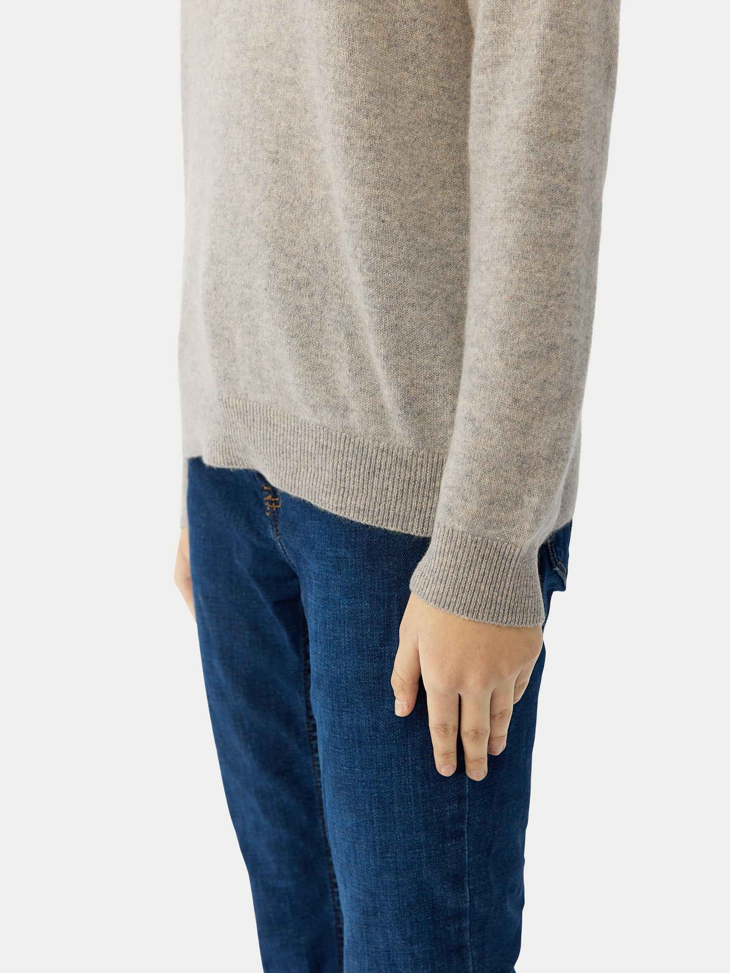 99€ Kaschmir-Set aus Pullover und Mütze