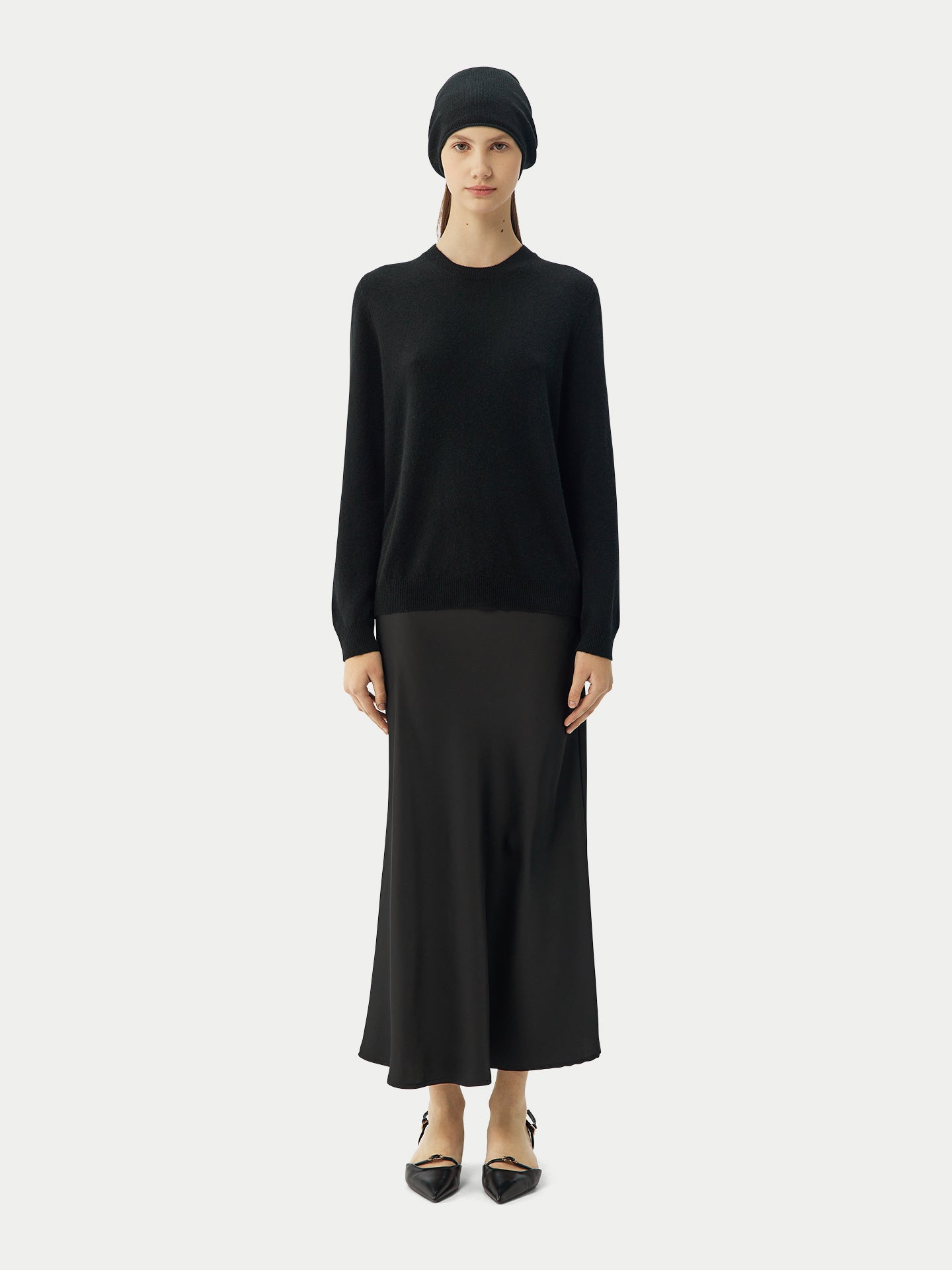 99€ Kaschmir-Set aus Pullover und Mütze