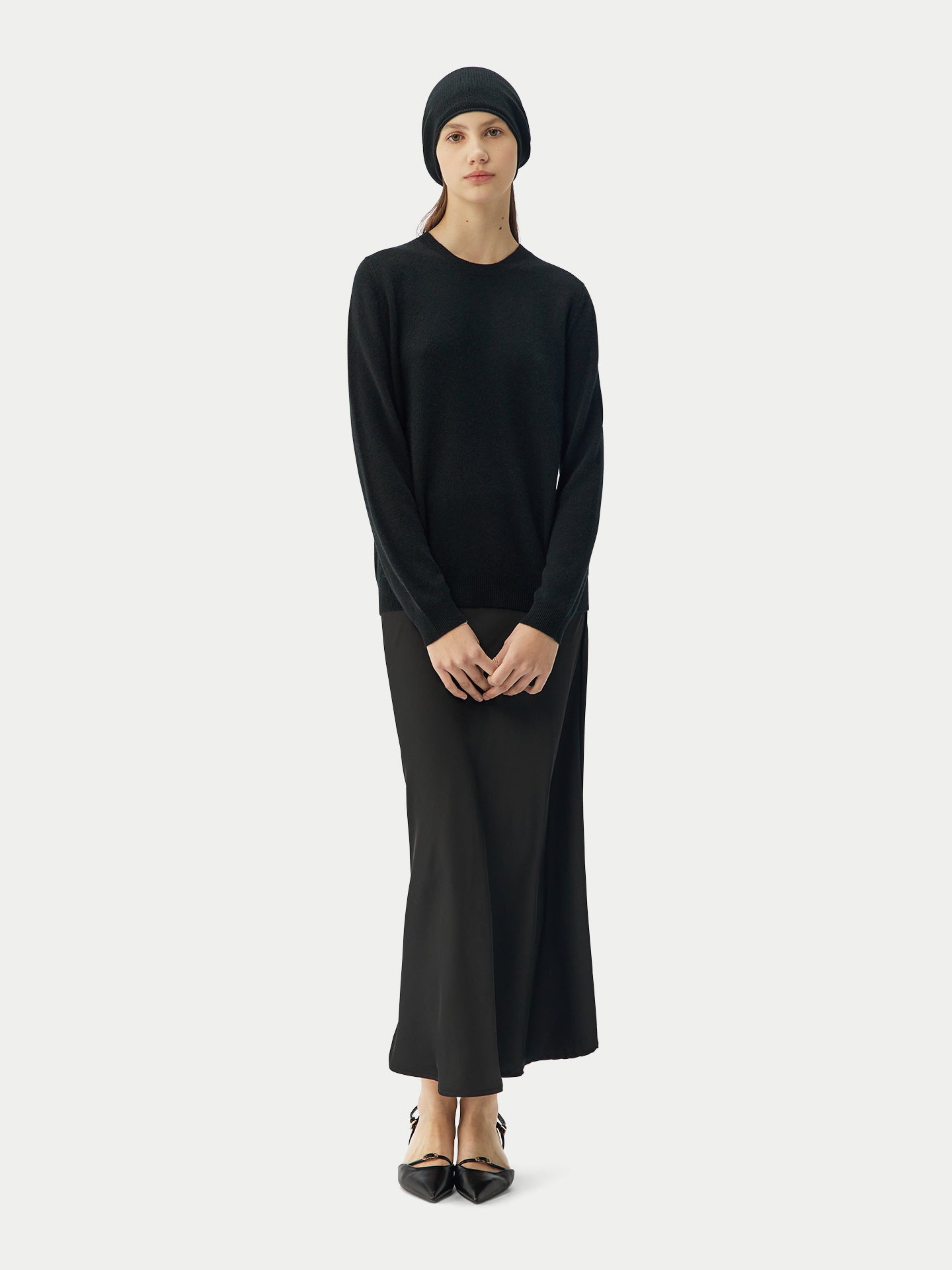 99€ Kaschmir-Set aus Pullover und Mütze