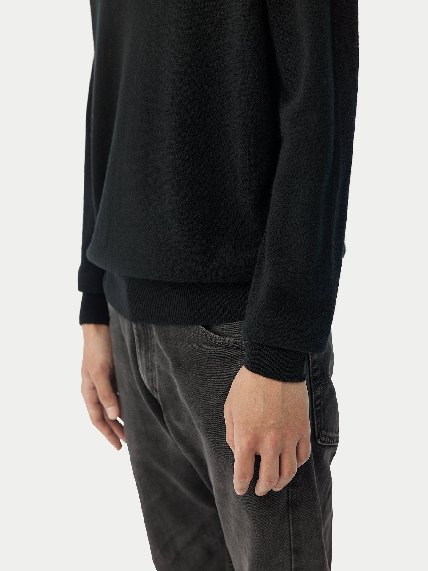 Basic Kaschmir Rollkragenpullover