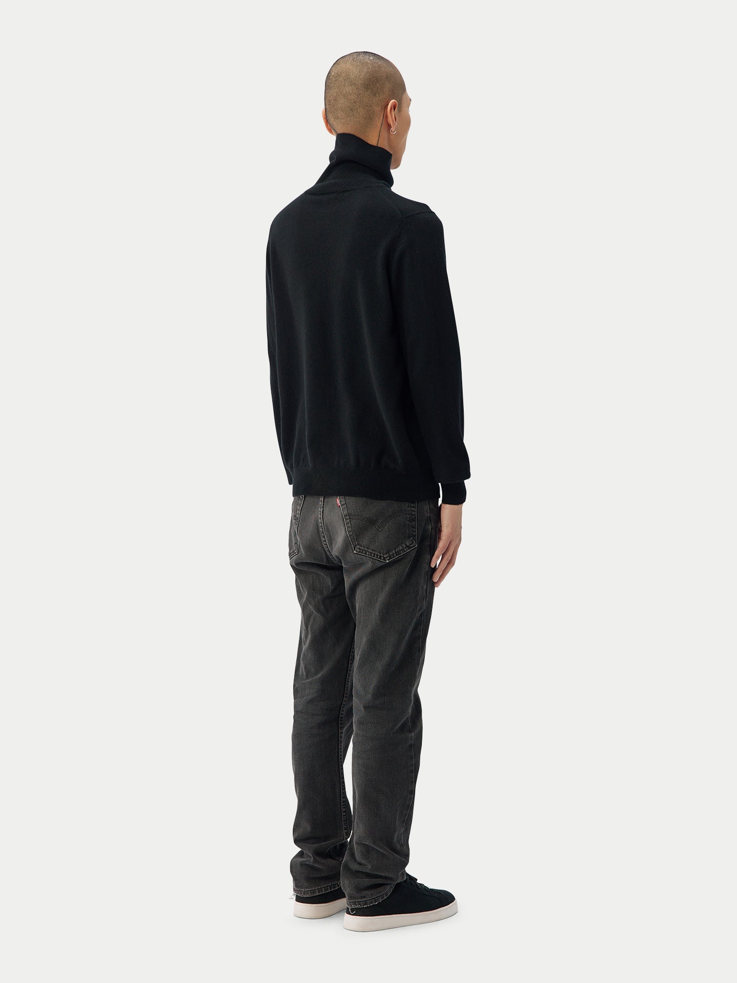 Basic Kaschmir Rollkragenpullover
