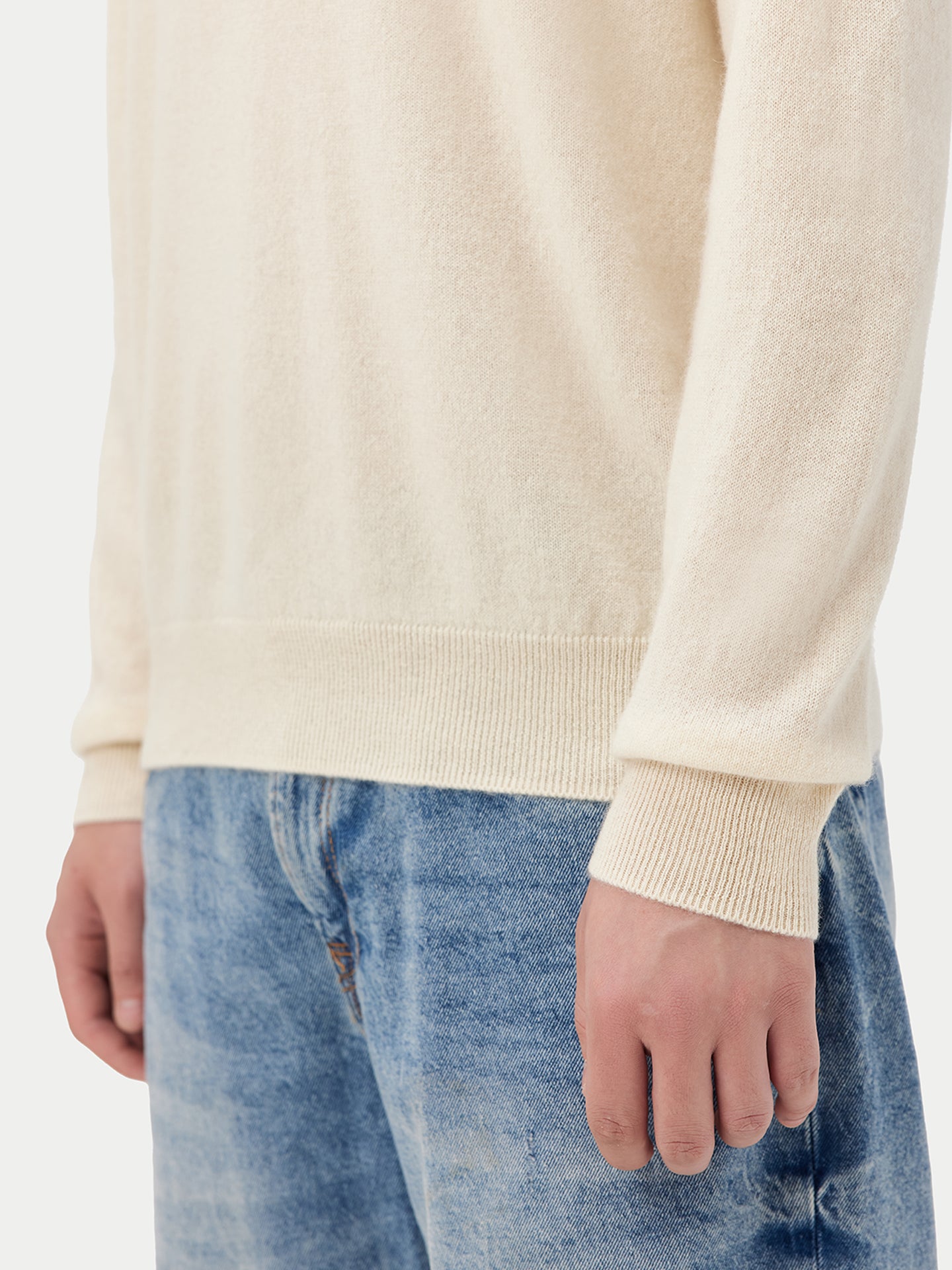 Basic Kaschmir Rollkragenpullover