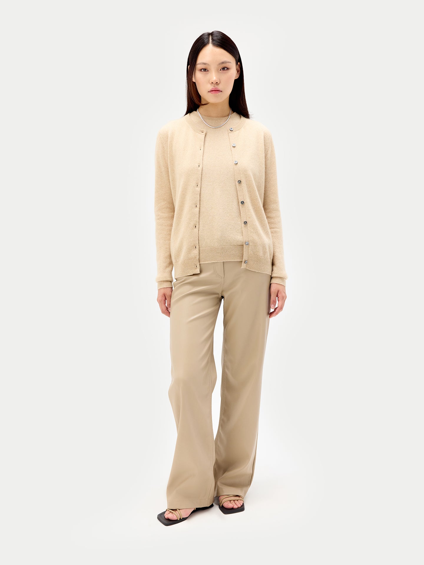 Damen Strickjacke und Weste Set