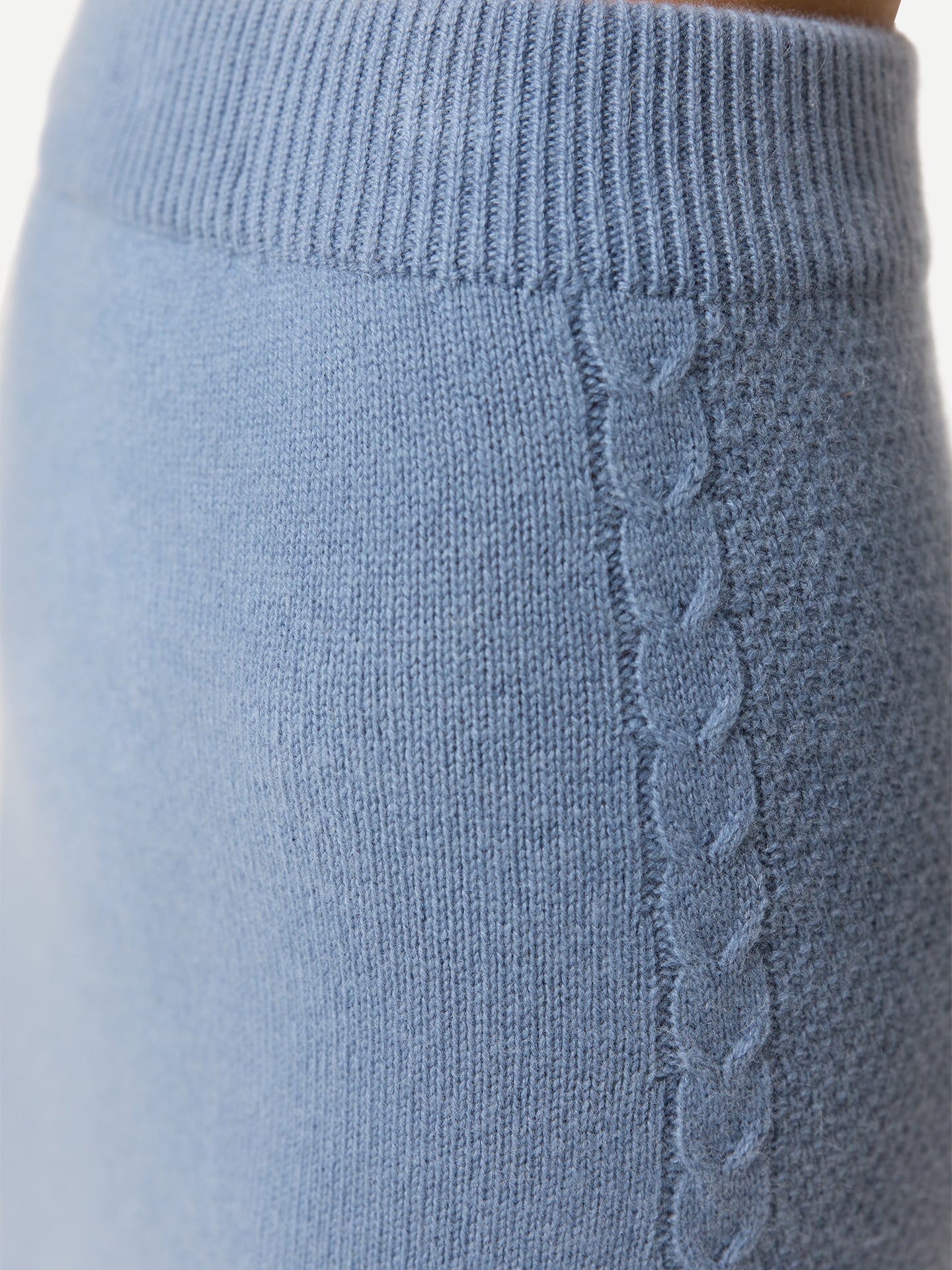 A-Linien Kaschmir-Strickrock