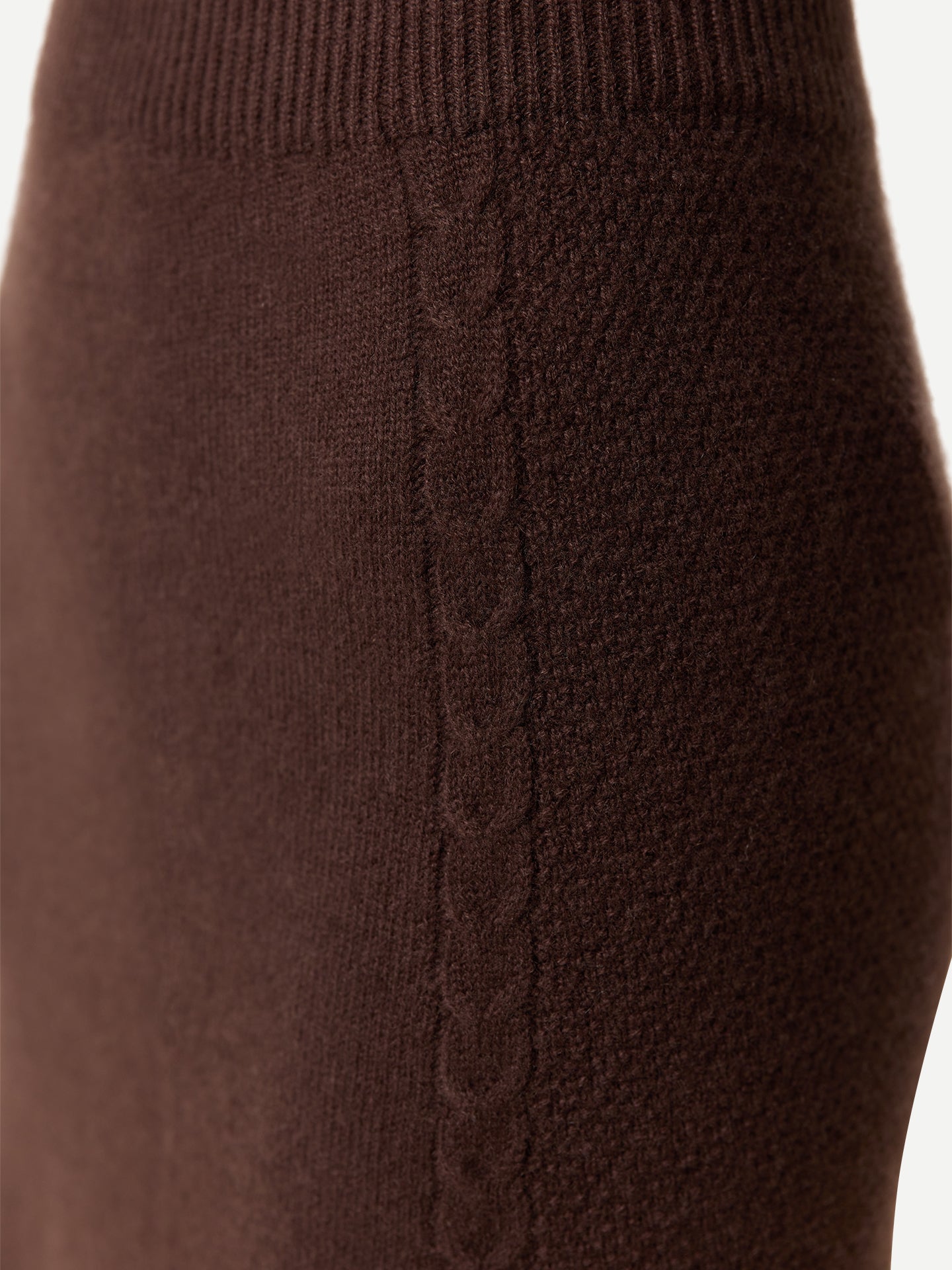 A-Linien Kaschmir-Strickrock