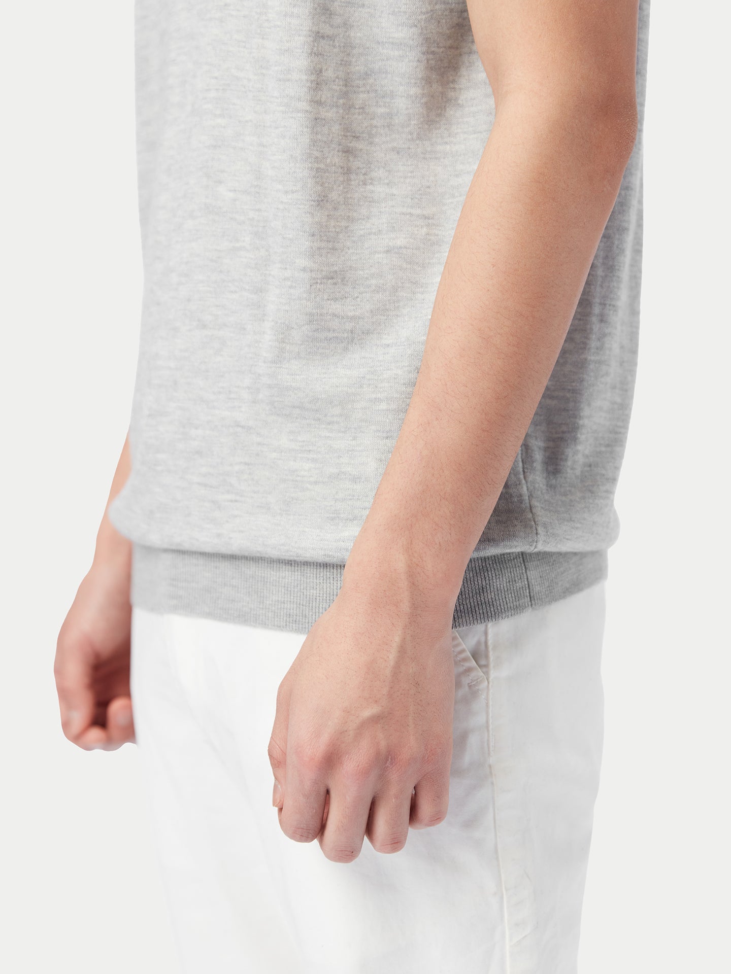 Polo-Shirt aus Kaschmir-Seide