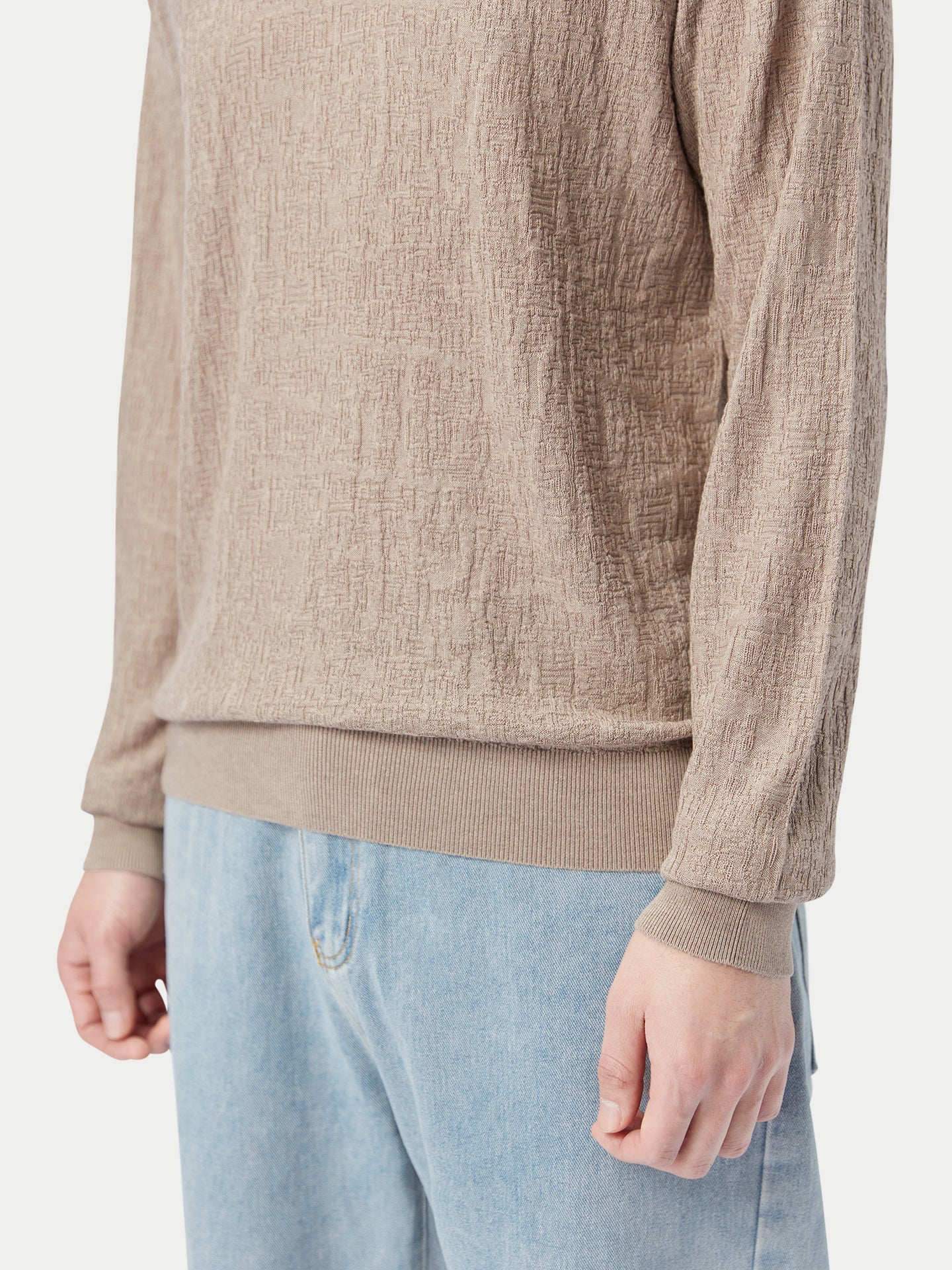 Leichter Pullover aus Seide-Kaschmir