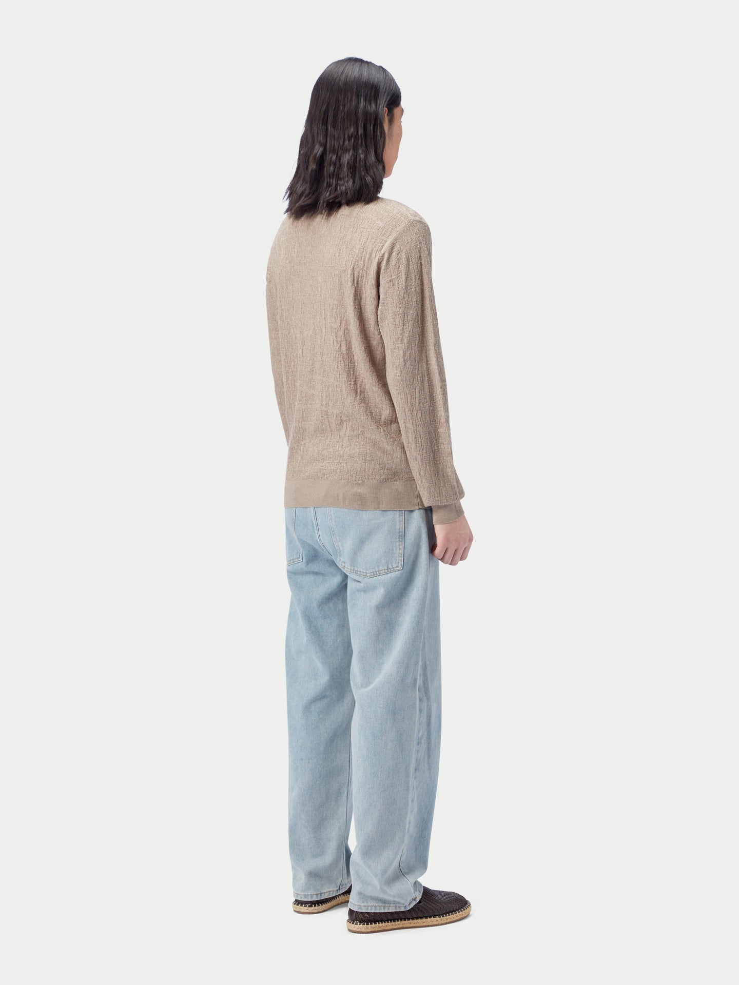 Leichter Pullover aus Seide-Kaschmir