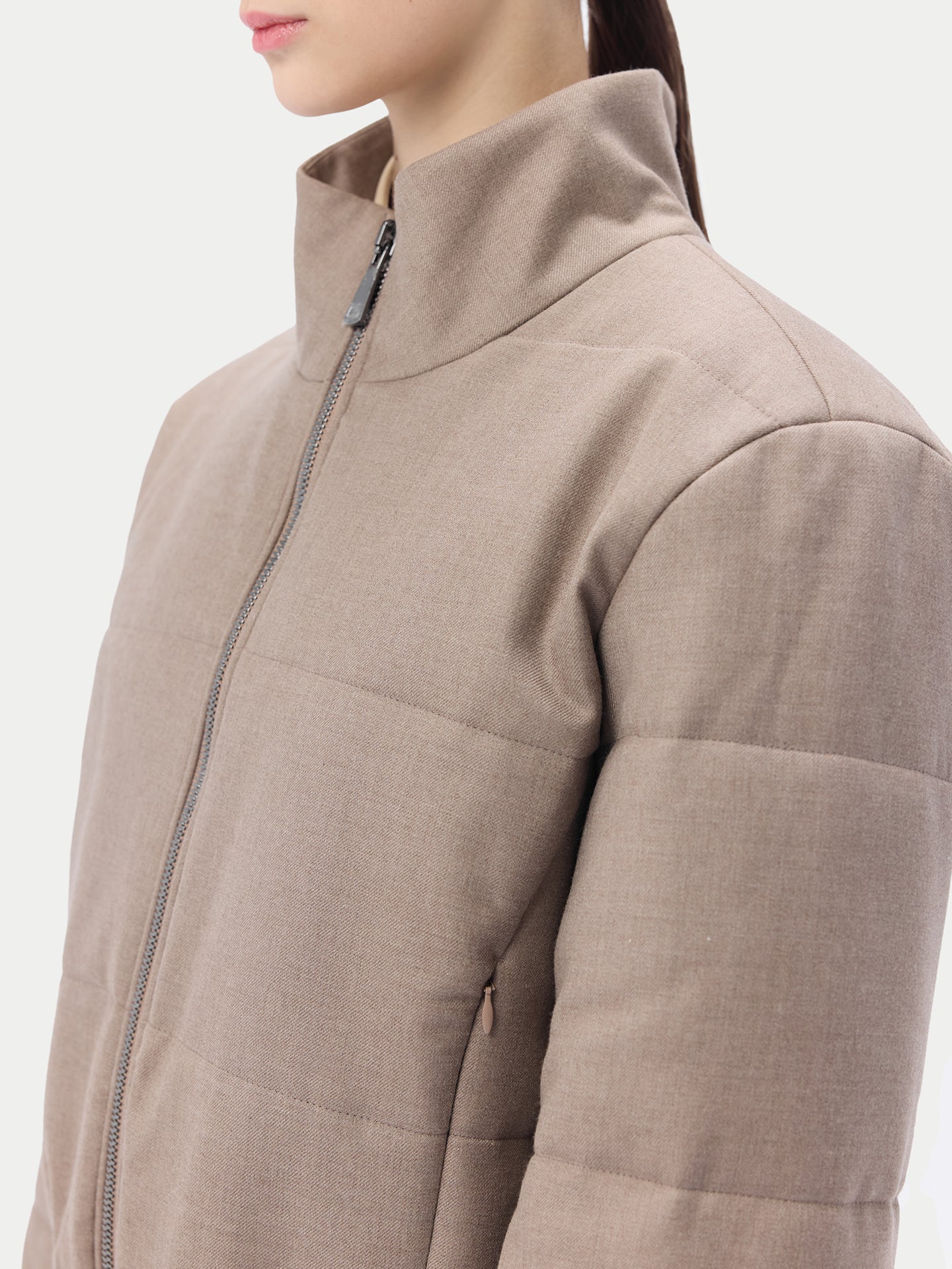 Cropped Kaschmir Jacke