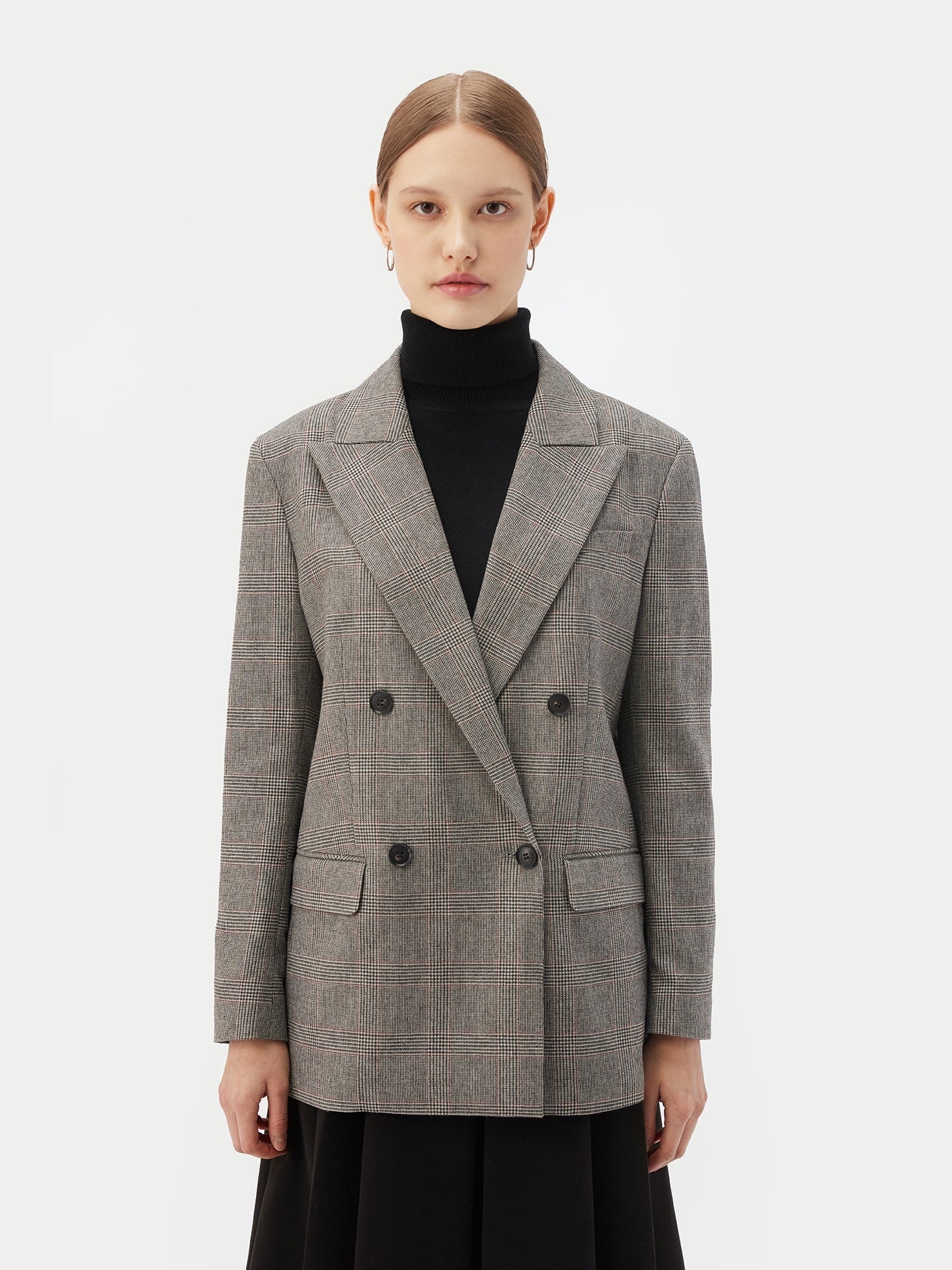 Zweireihiger Kaschmirblazer