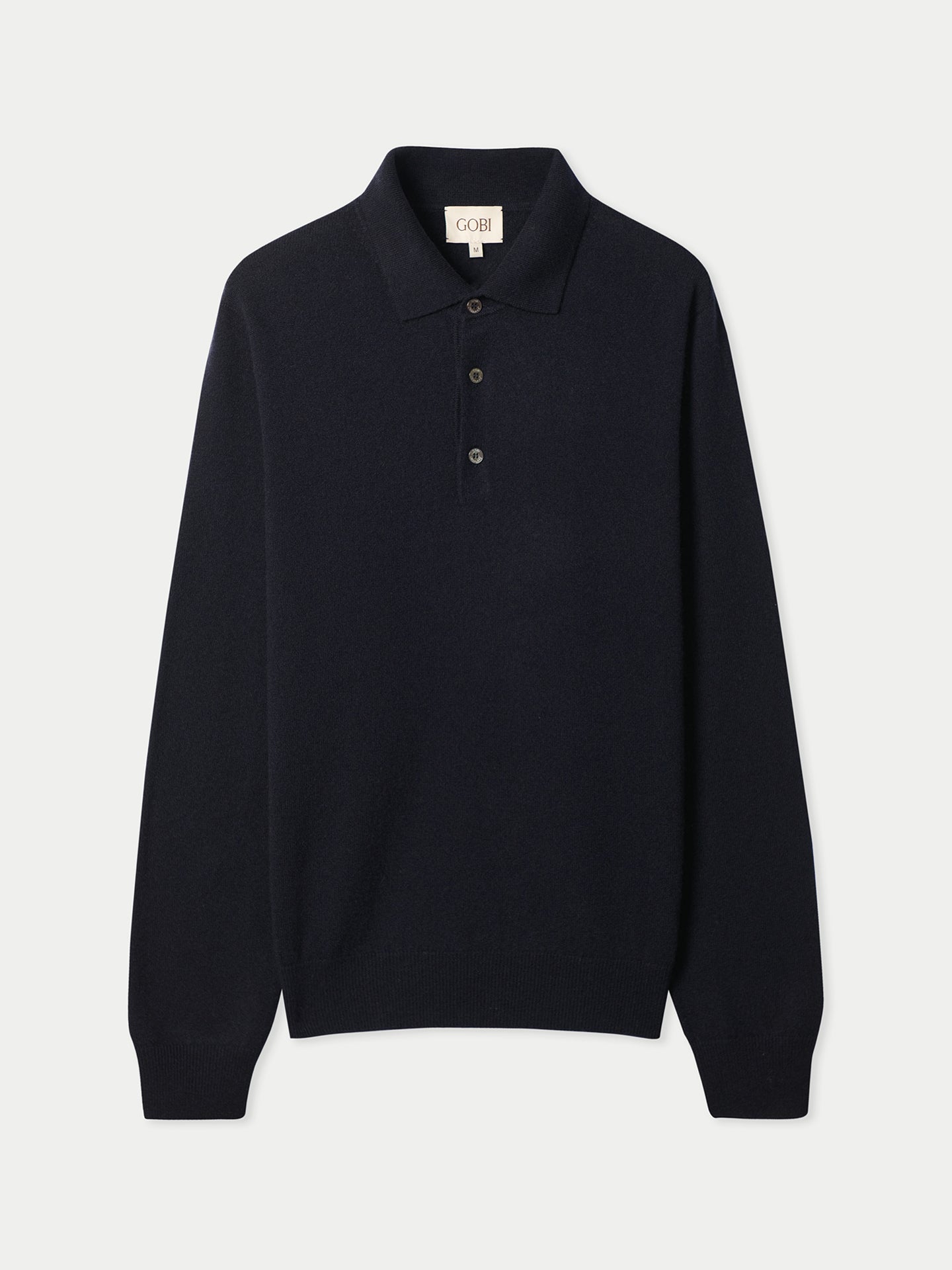 Kaschmir-Polo-Pullover