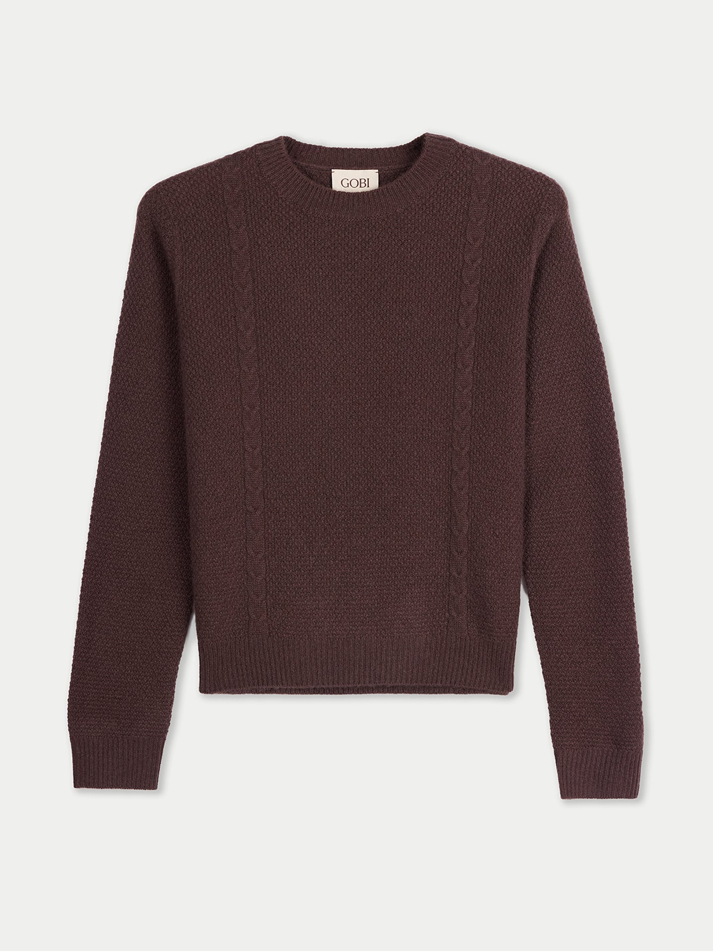Kaschmir-Pullover mit Rundhals