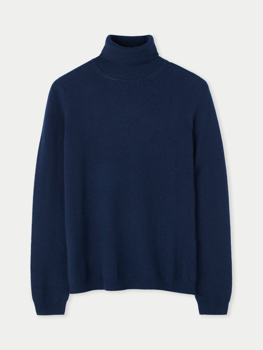 Basic Rollkragenpullover aus Kaschmir