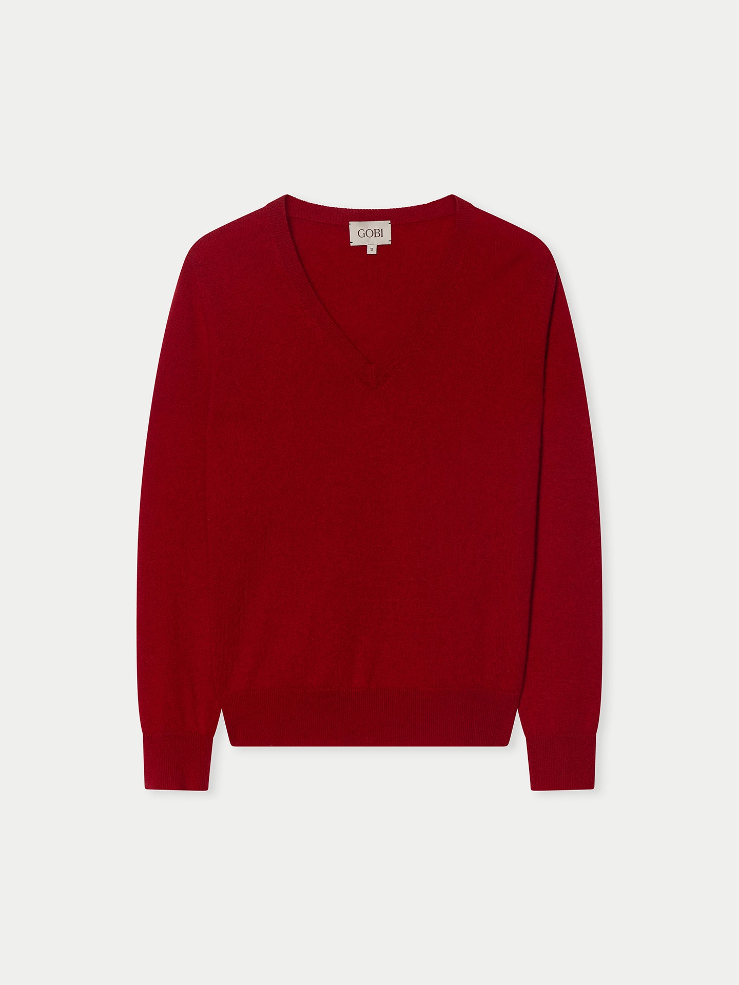 Damen Kaschmirpullover mit V-Ausschnitt