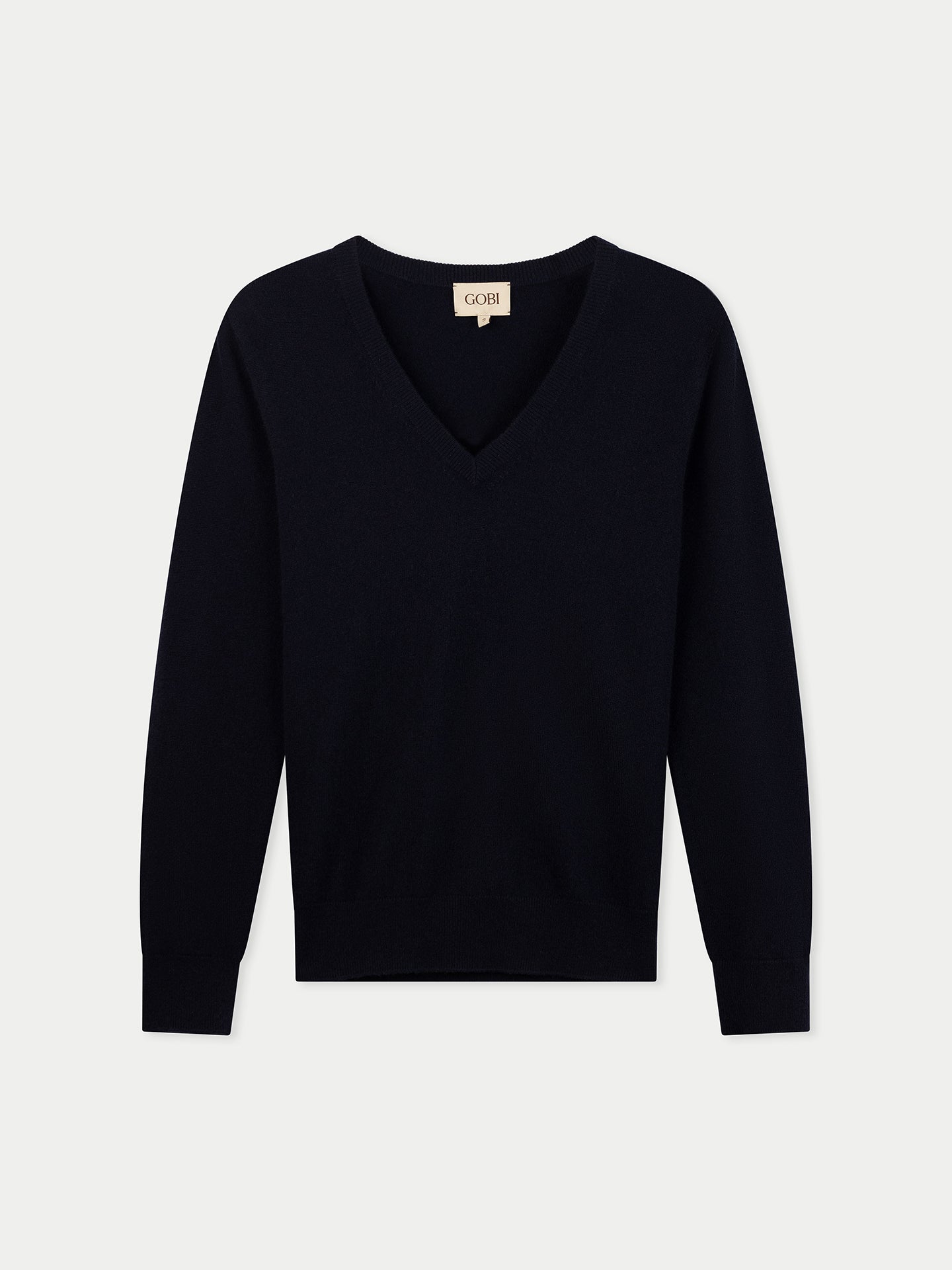 Damen Kaschmirpullover mit V-Ausschnitt