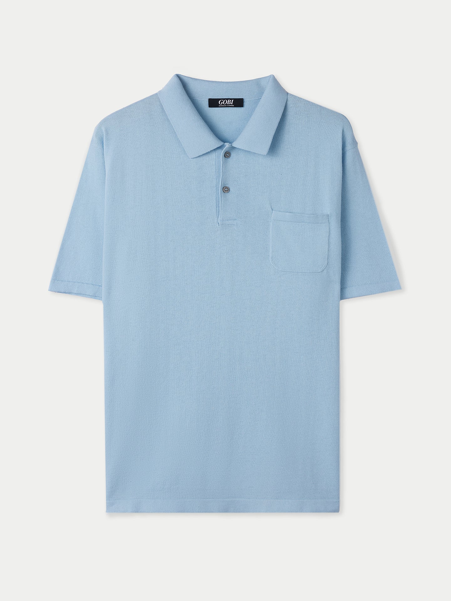 Poloshirt aus Baumwoll-Seiden-Kaschmir-Mischung