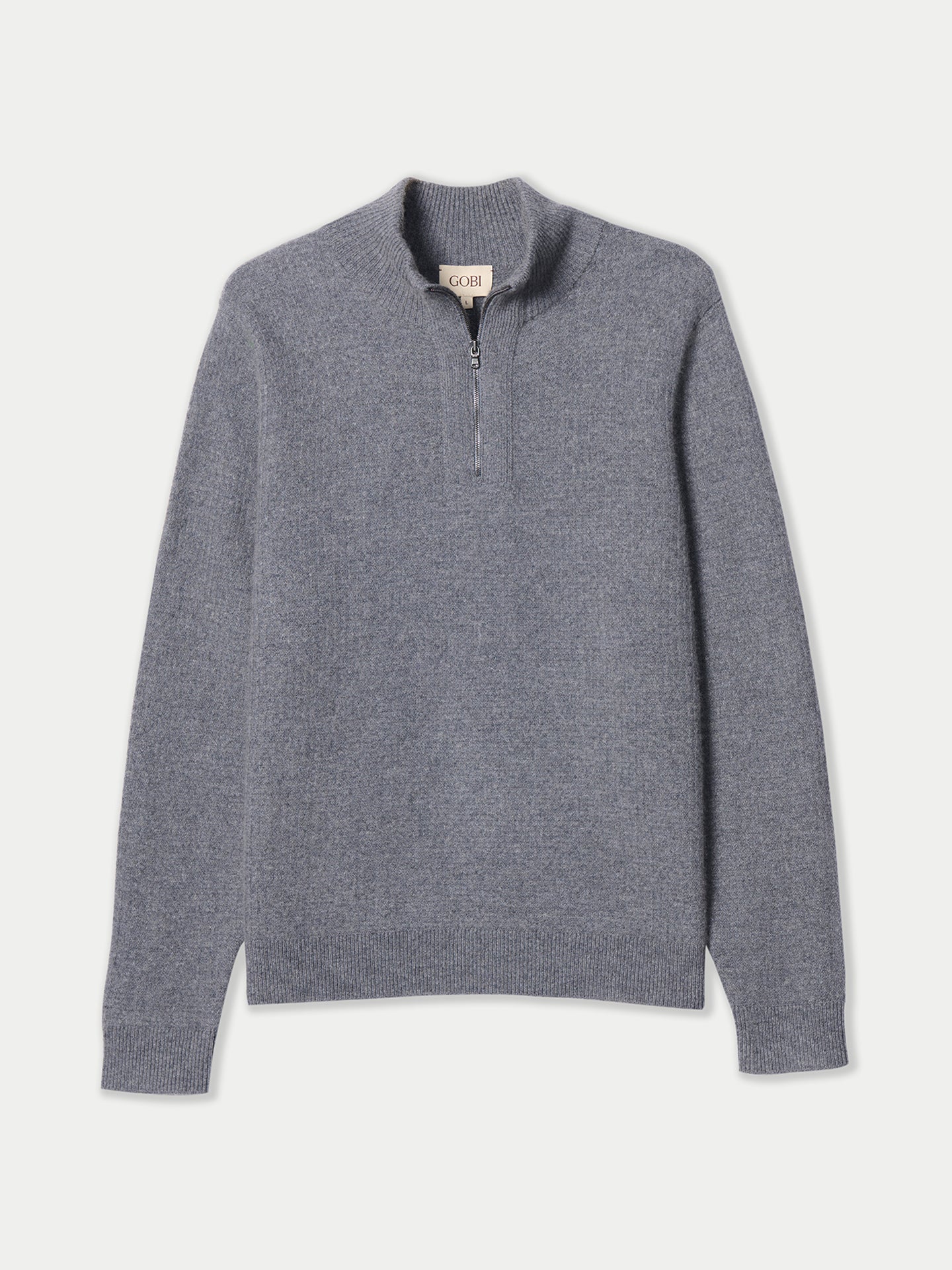 Herren Kaschmir-Pullover im Waffelstrick