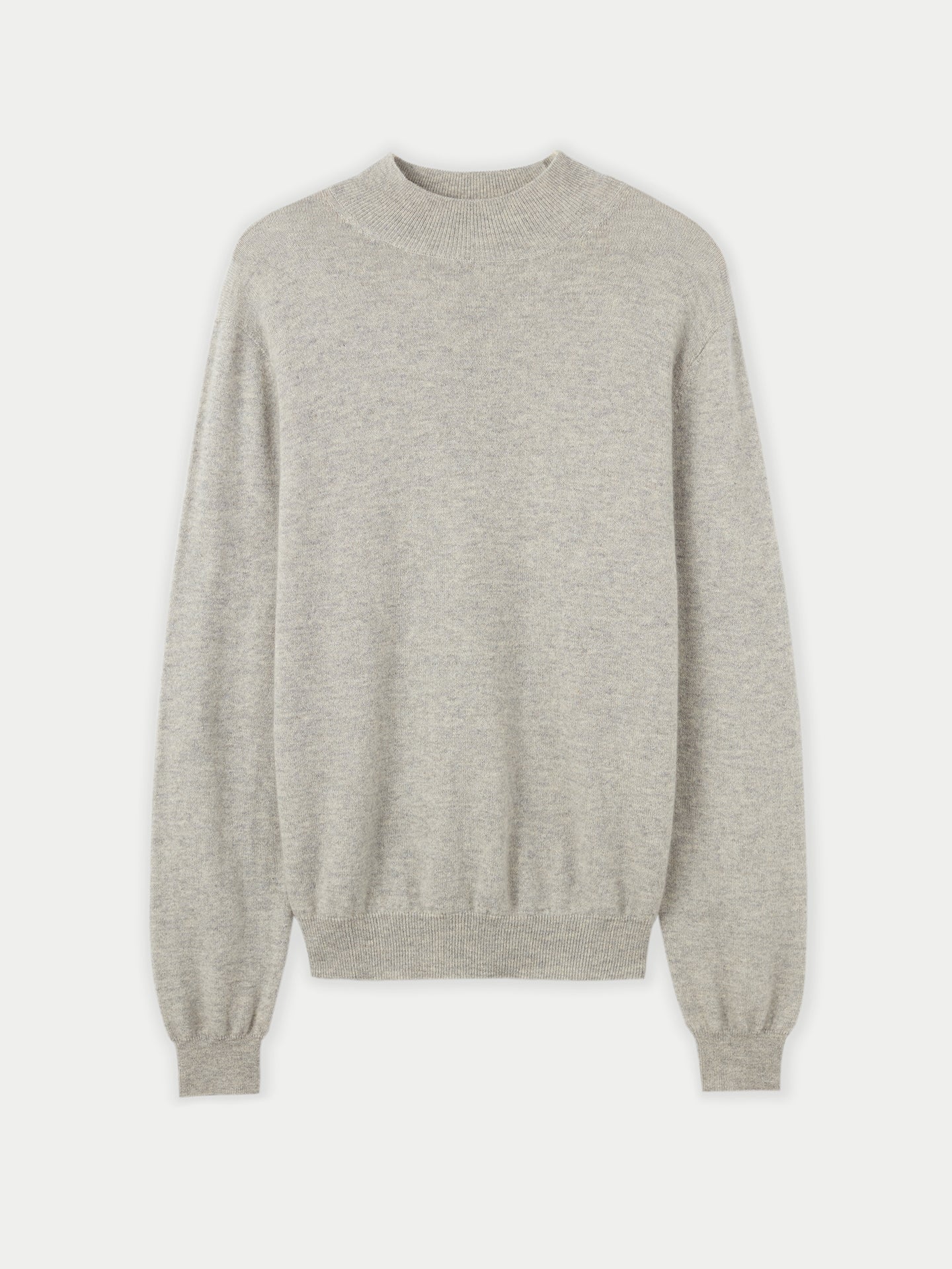 Basic Stehkragenpullover aus Kaschmir