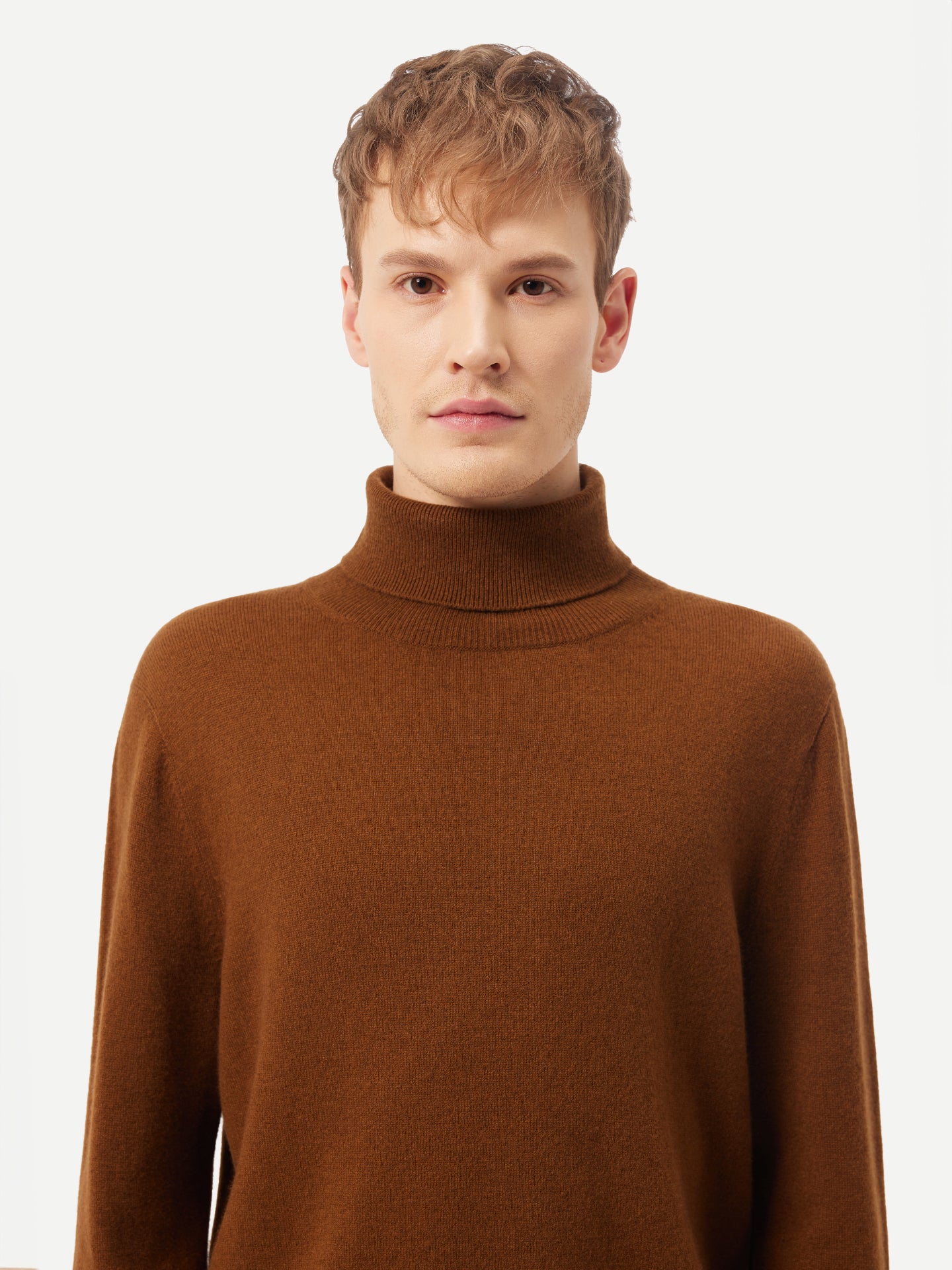 Basic Kaschmir Rollkragenpullover