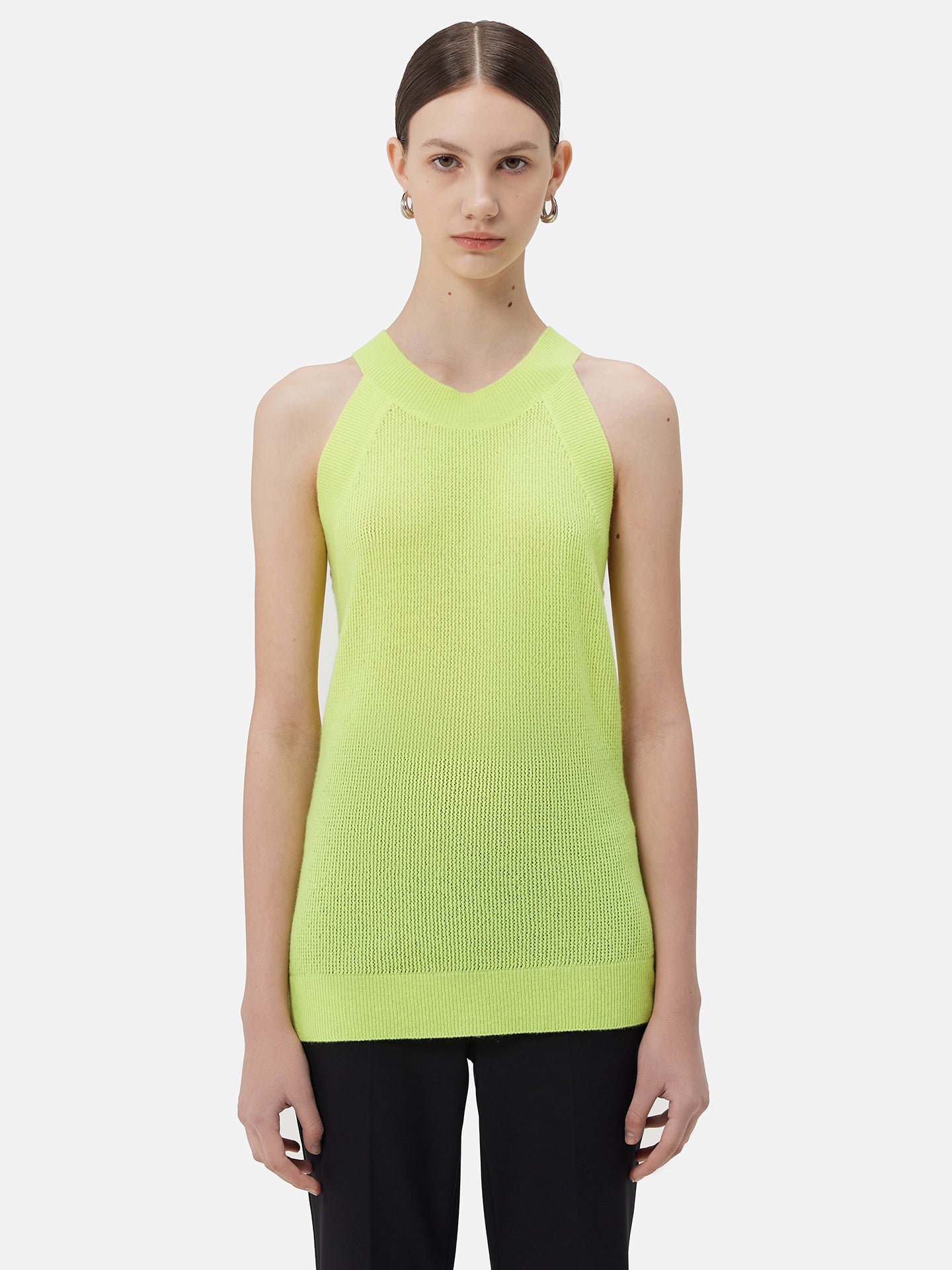 Luxuriöses ärmelloses Kaschmir-Top | GOBI Cashmere