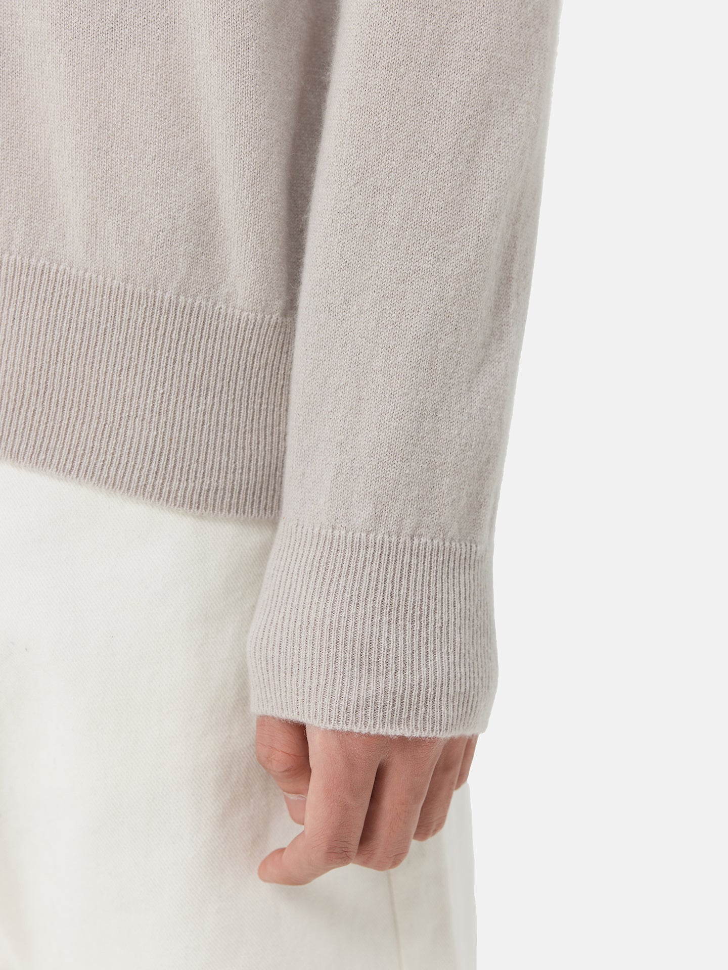 Edit Kaschmirpullover mit doppeltem Ausschnitt | GOBI Cashmere