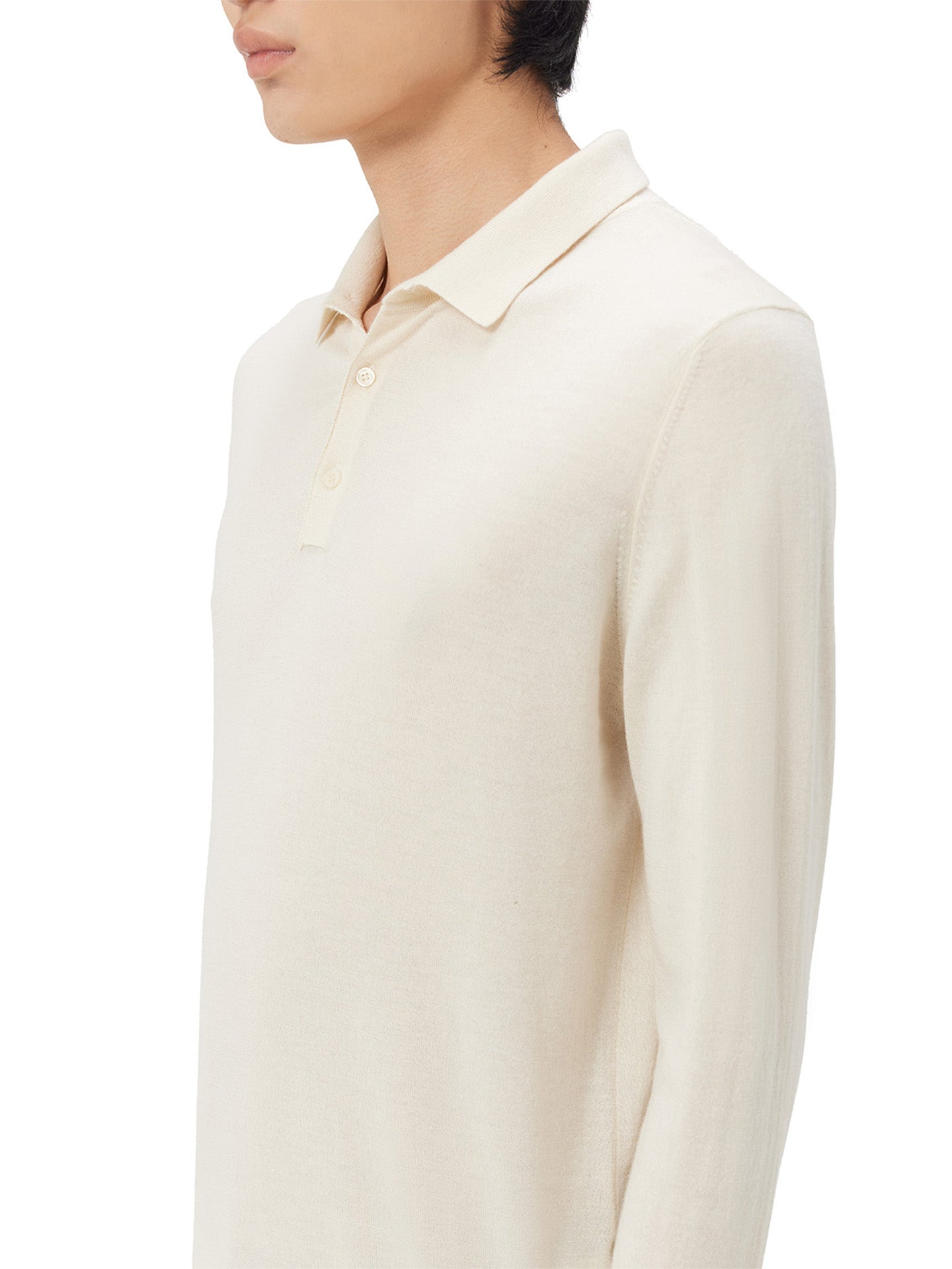 Herren Polohemd aus Kaschmir-Seide