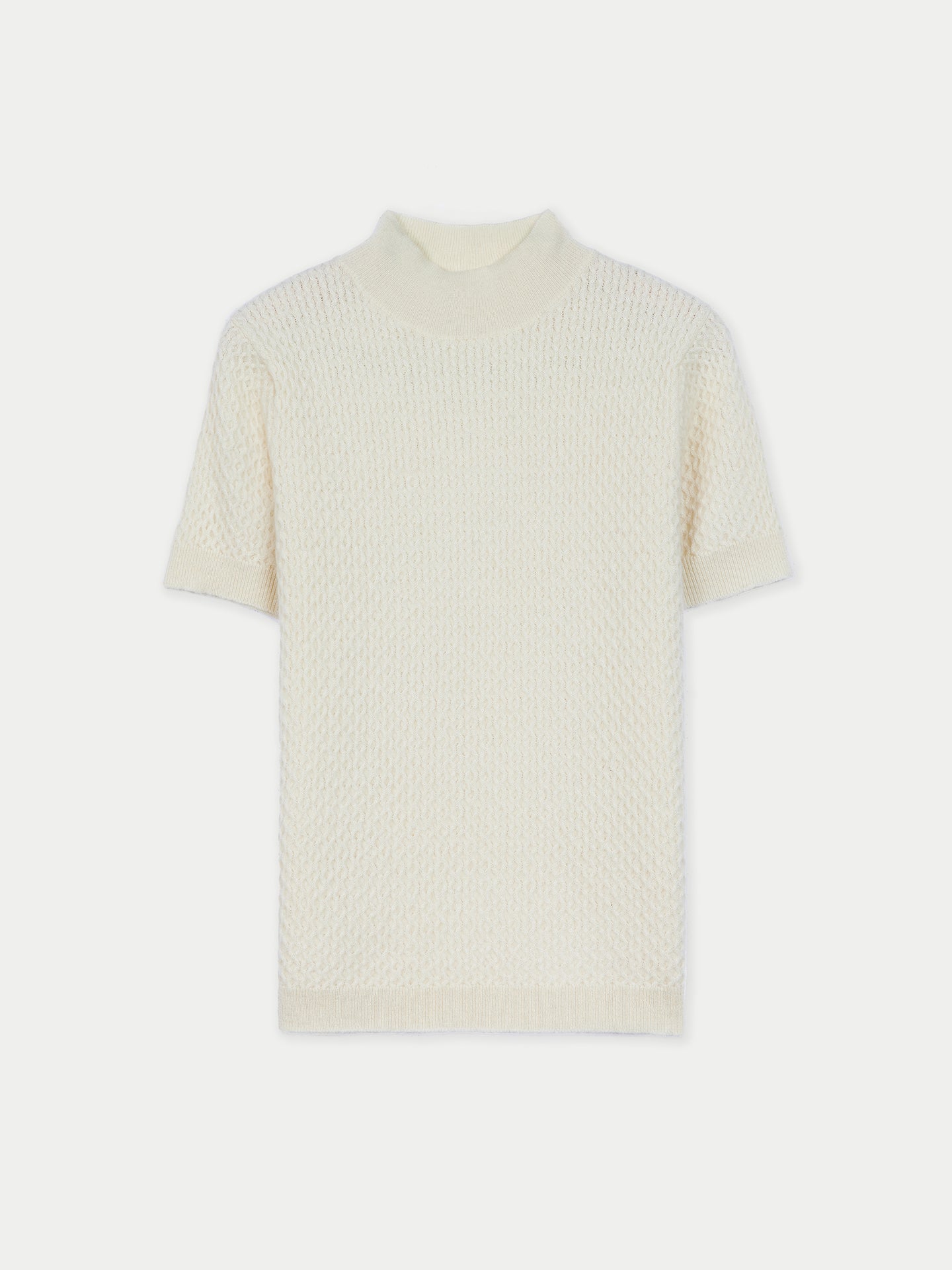 Strukturiertes Kaschmir Top