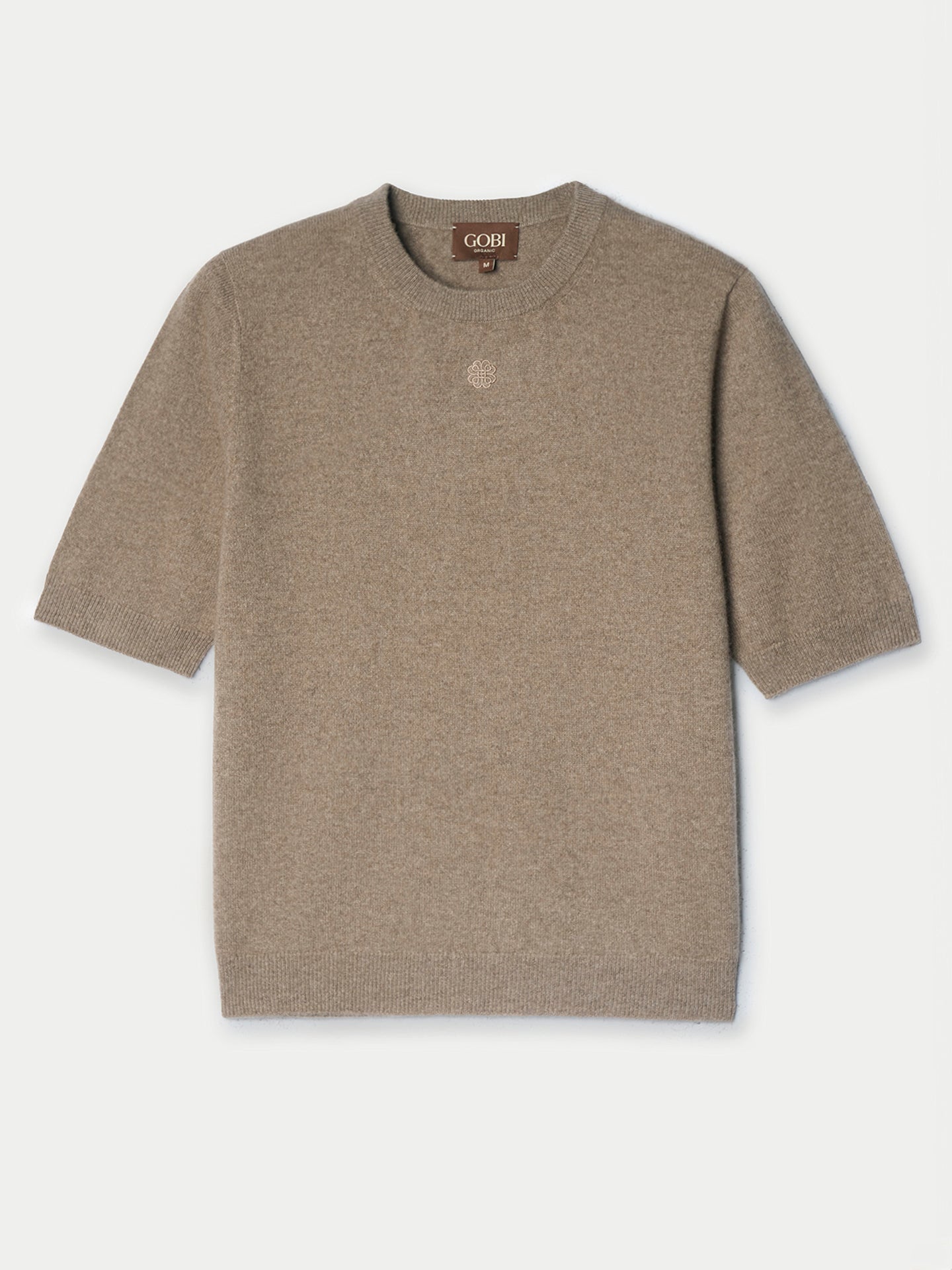 Kaschmir-Pullover mit kurzen Ärmeln