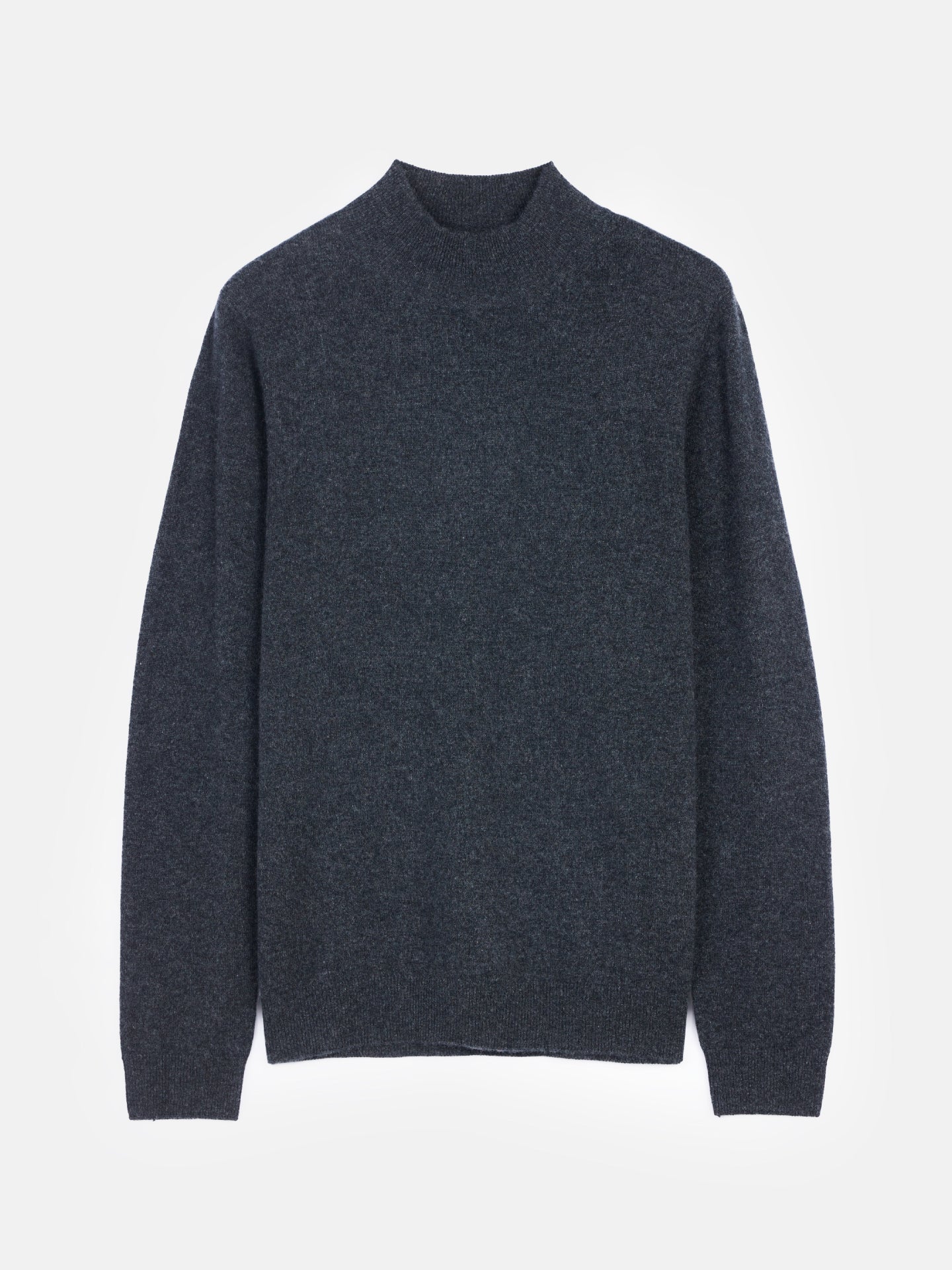 Basic Stehkragenpullover aus Kaschmir