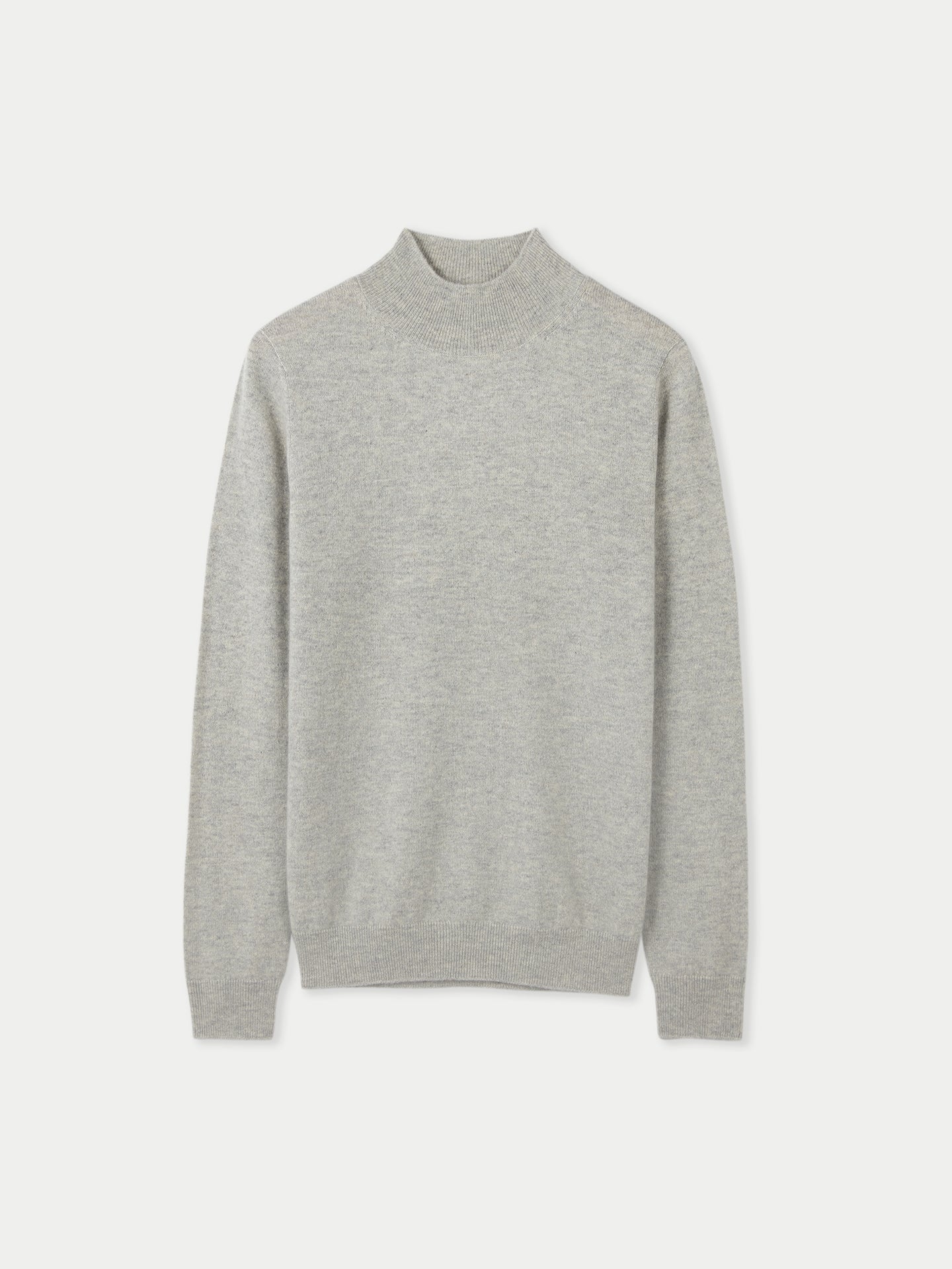 Basic Stehkragenpullover aus Kaschmir