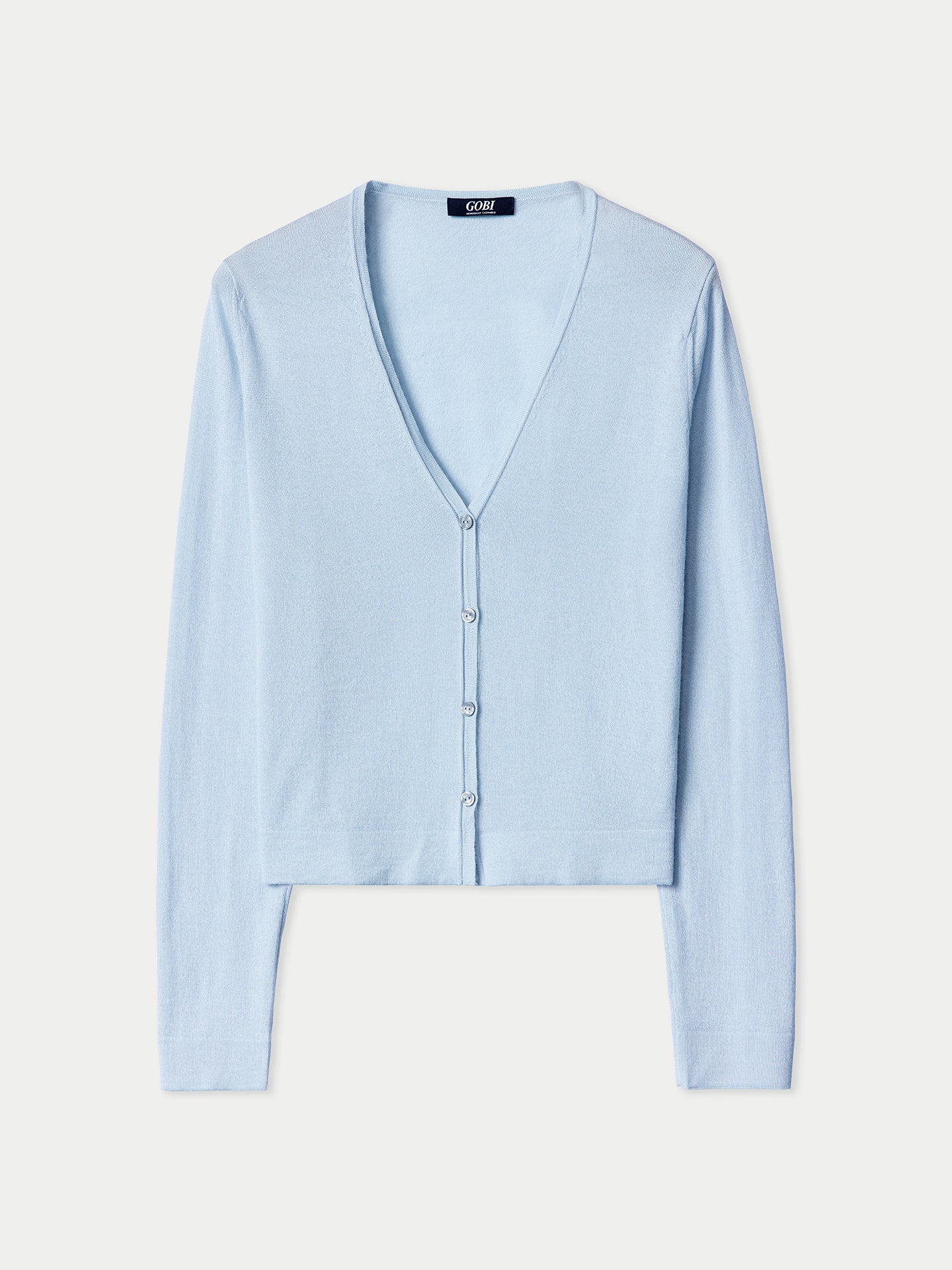 Leichte Strickjacke aus Kaschmir-Seide