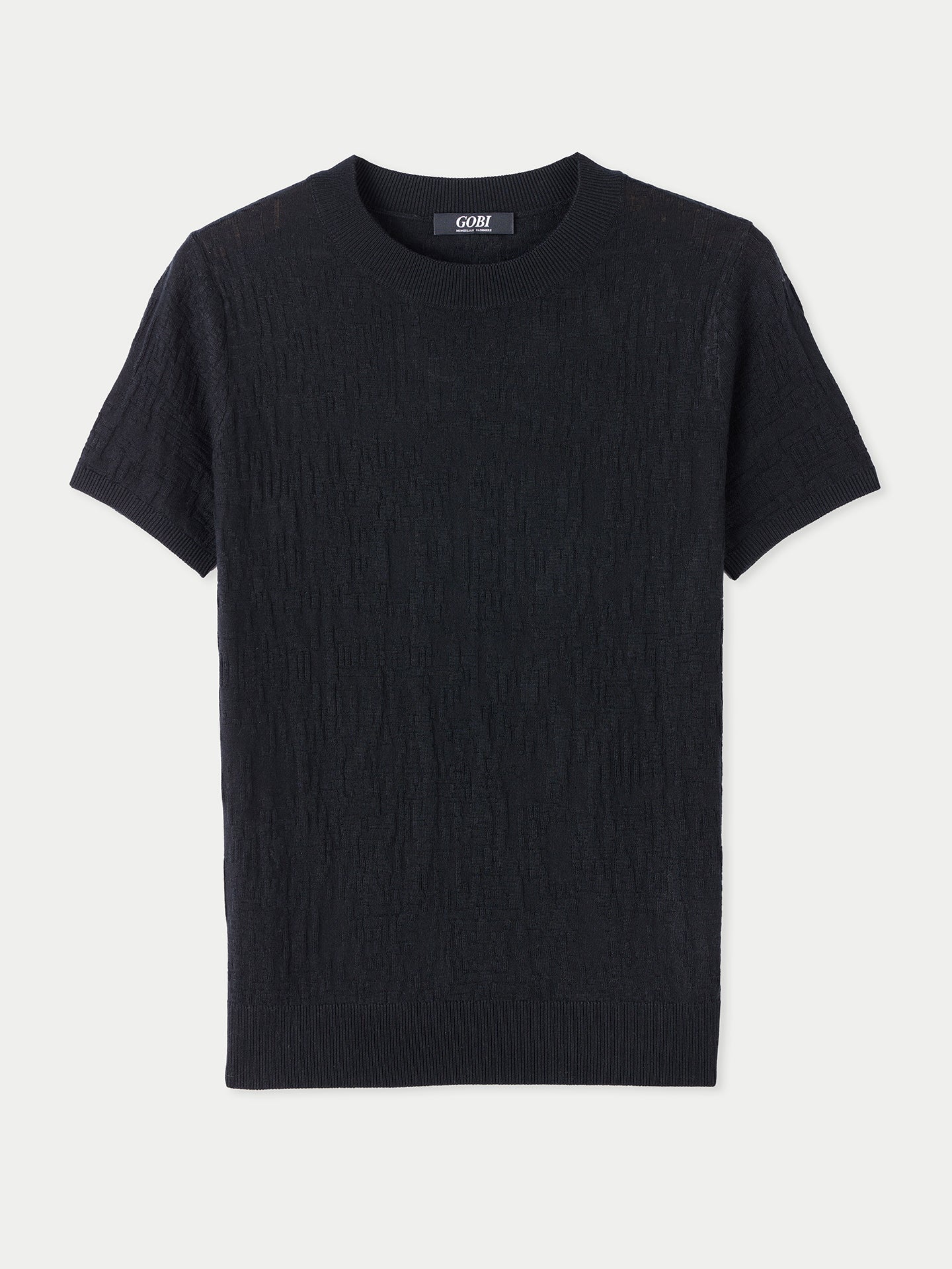 T-Shirt aus Seide-Kaschmir