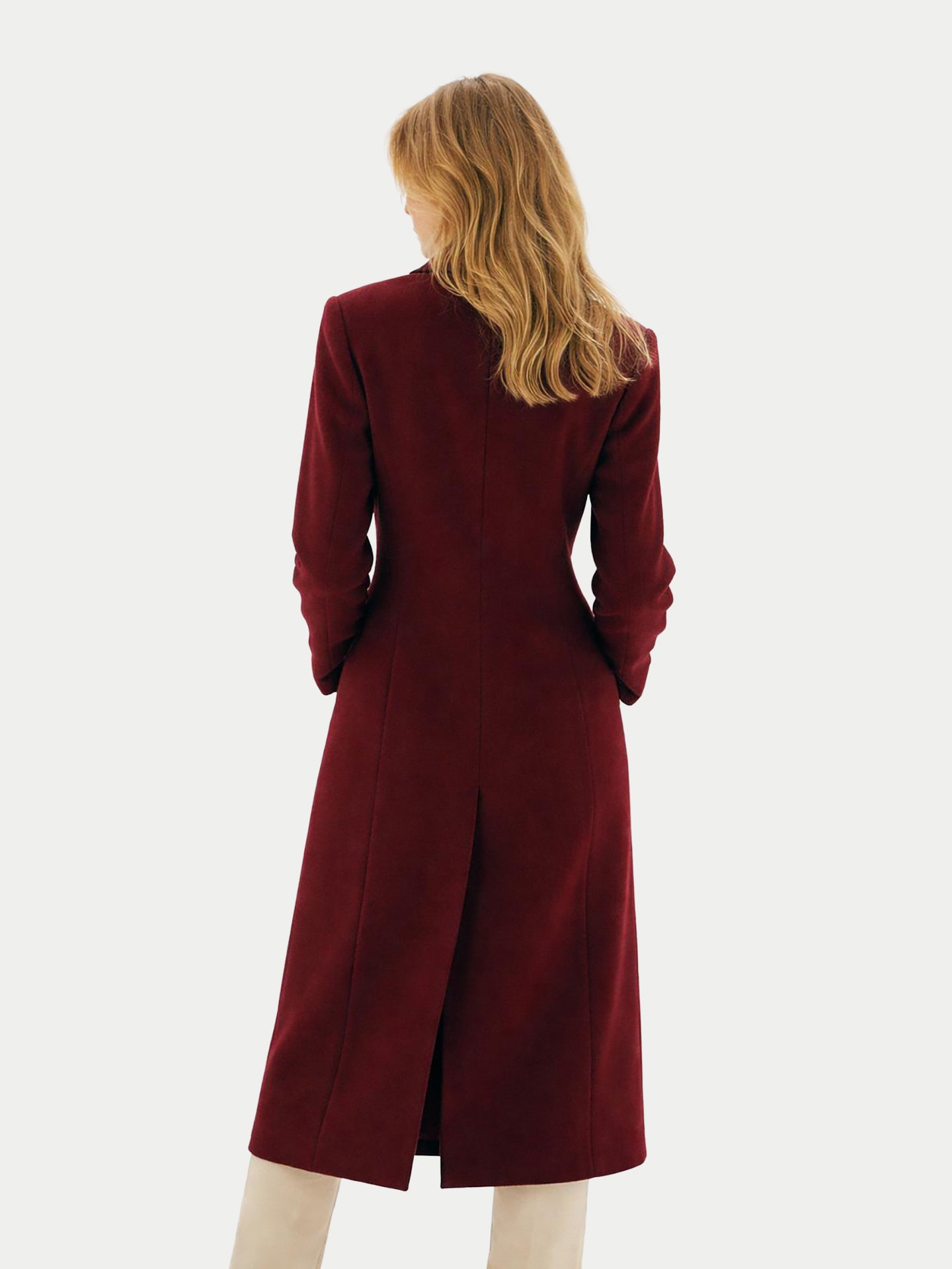 Doppelt-Reihiger Langer Mantel