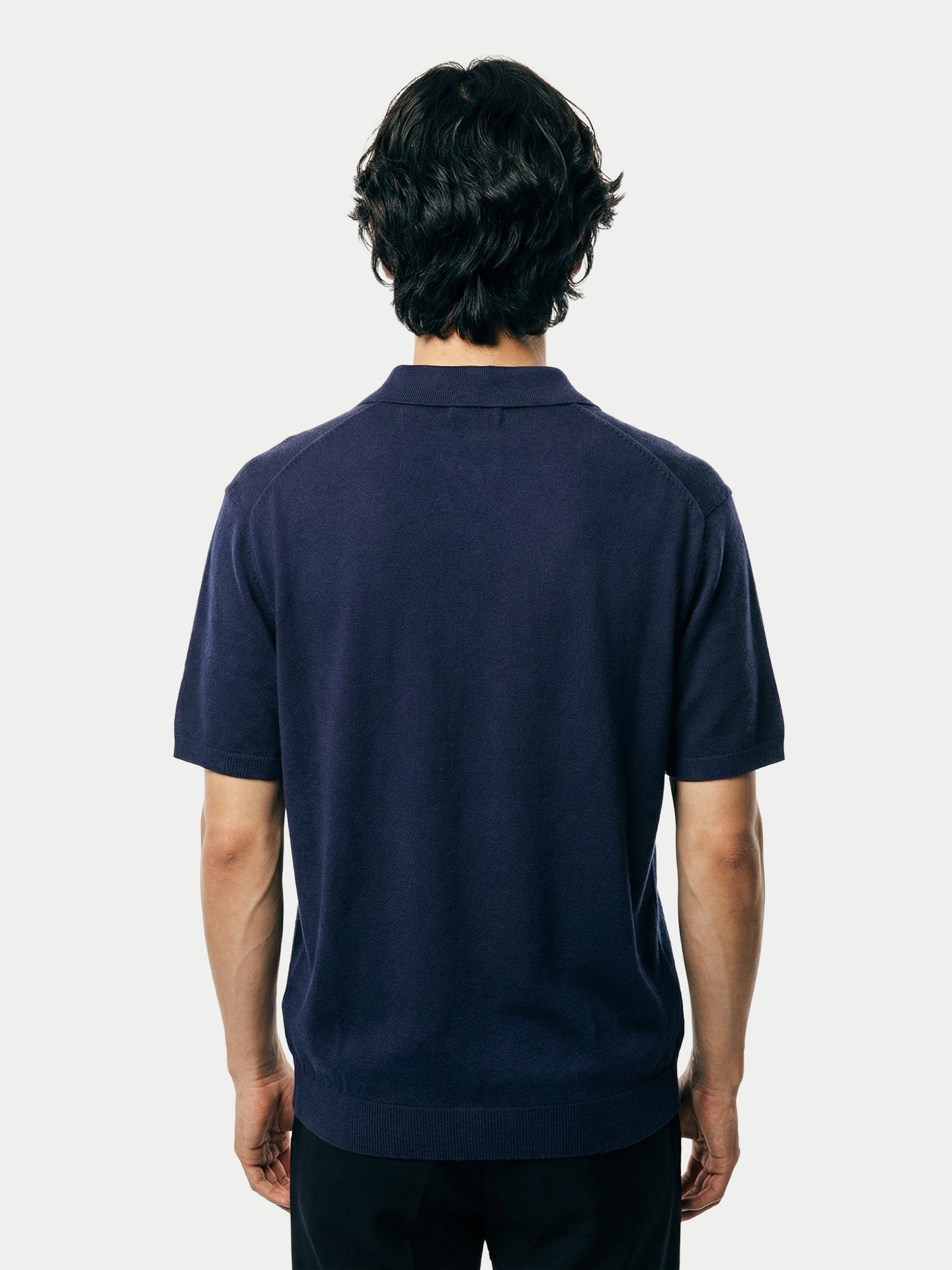 Polohemd aus Seide-Kaschmir