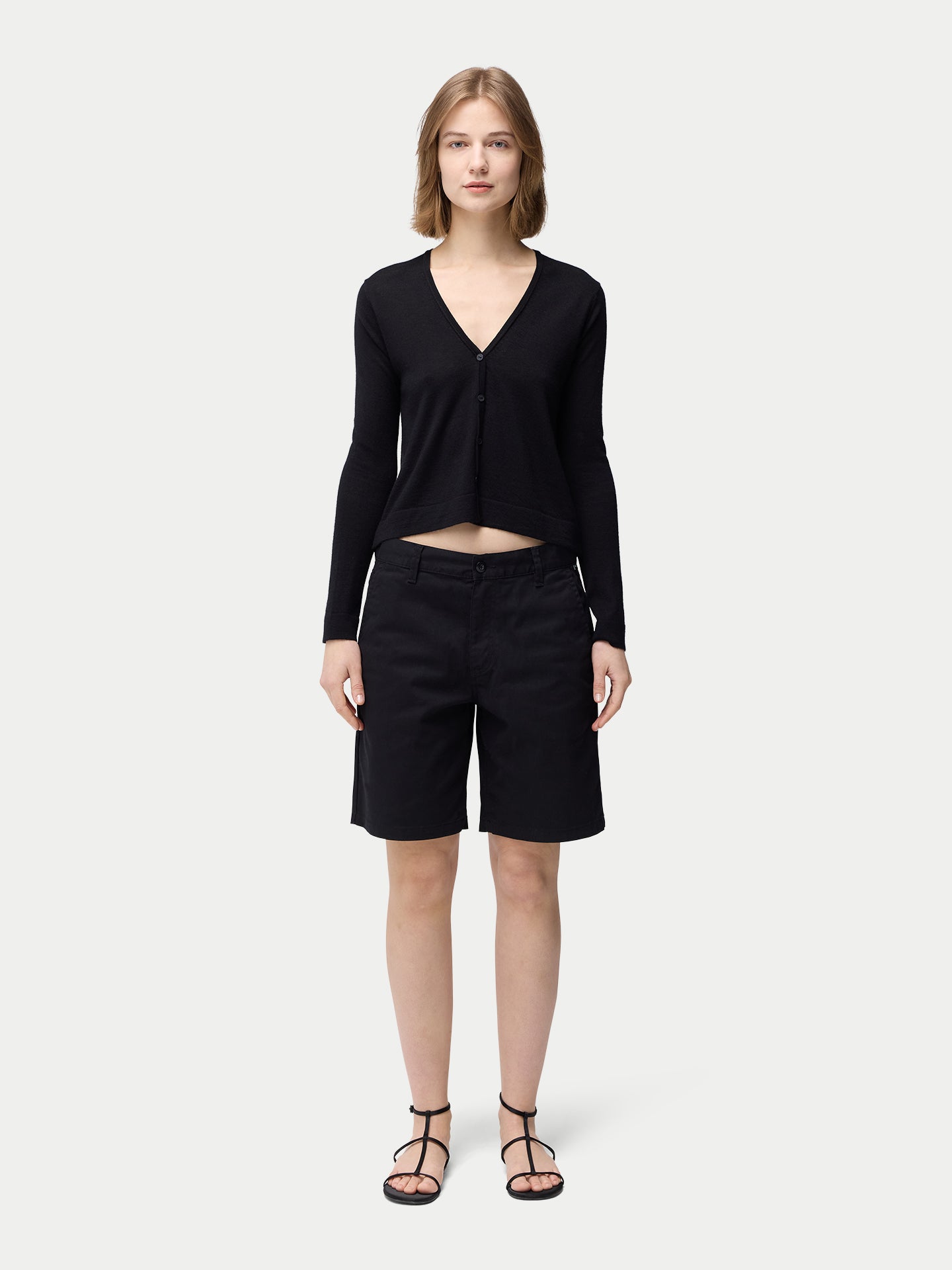 Leichte Strickjacke aus Kaschmir-Seide