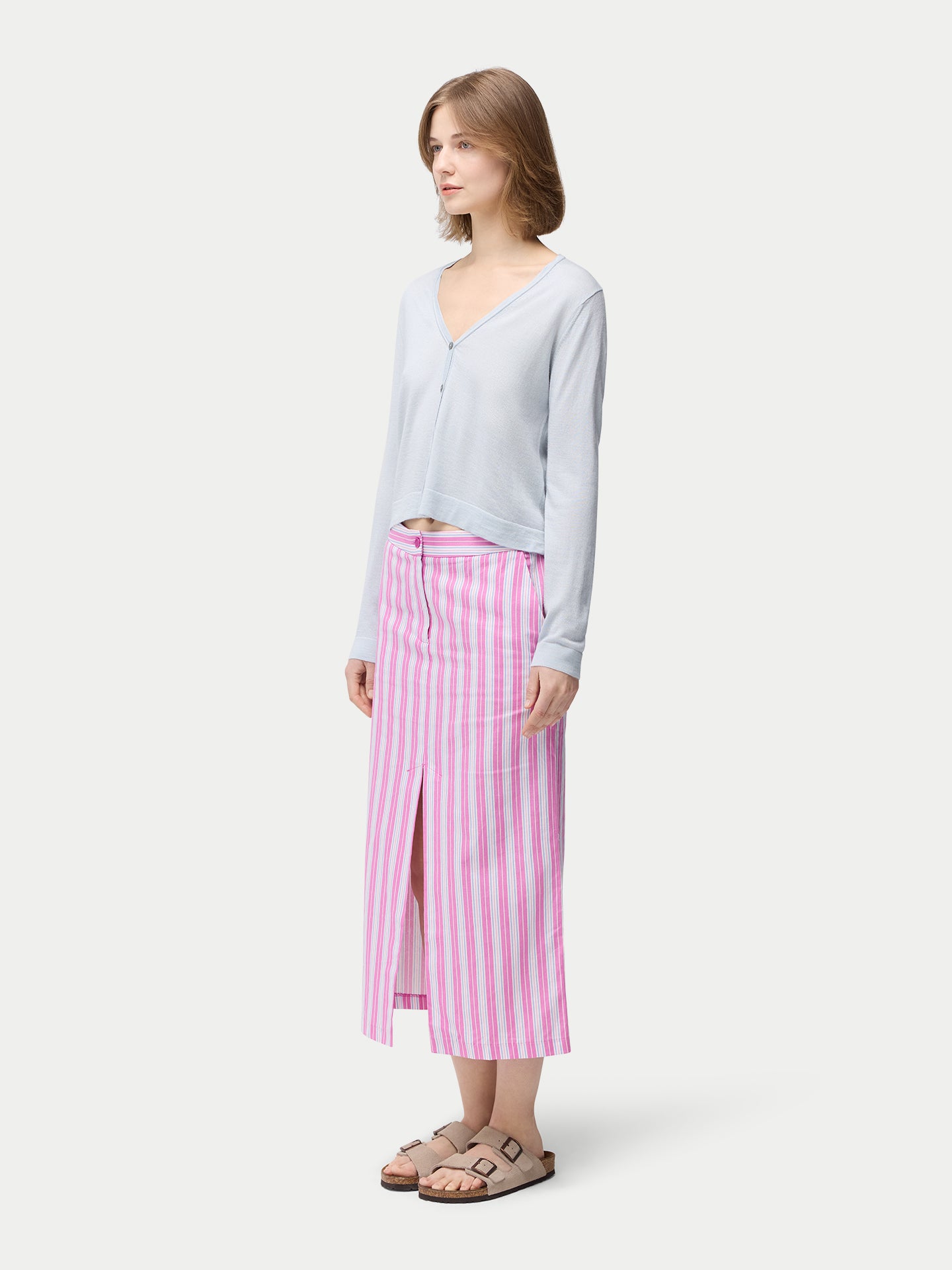 Leichte Strickjacke aus Kaschmir-Seide