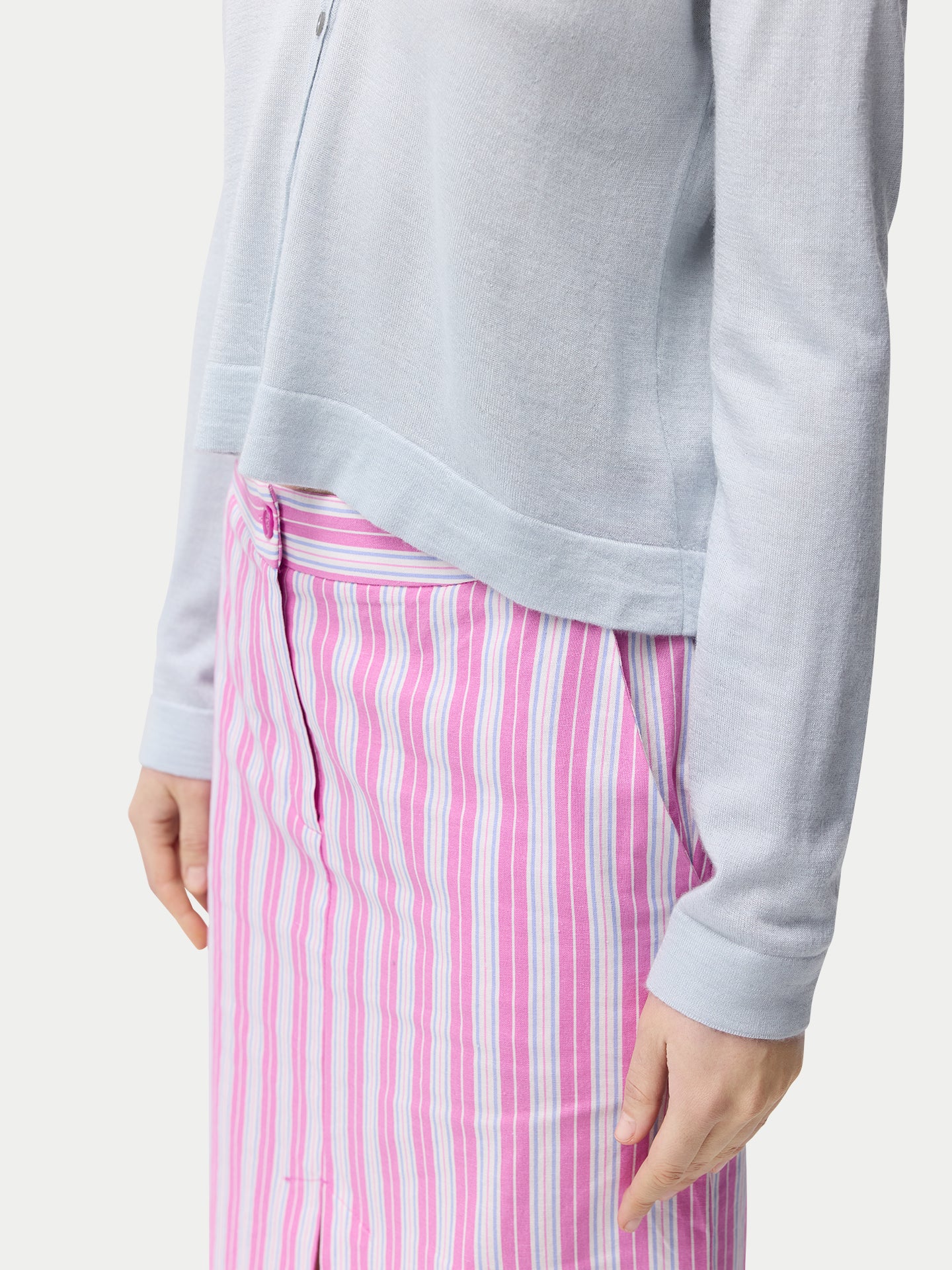 Leichte Strickjacke aus Kaschmir-Seide