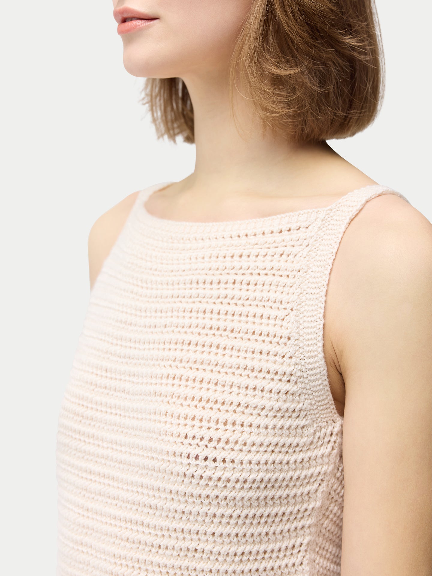 Tank-Top aus Baumwolle und Kaschmir