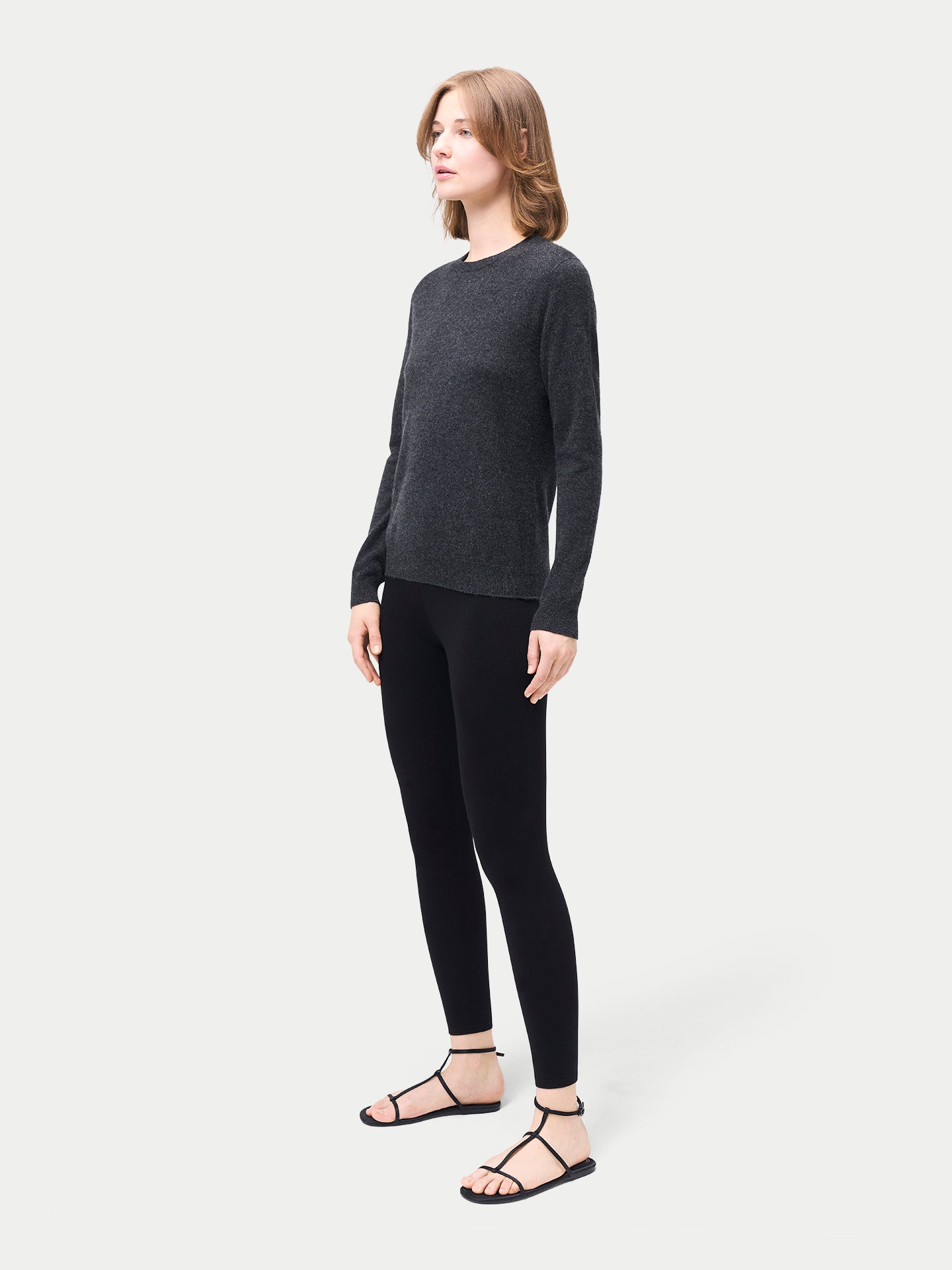 Damen Leggings aus Seide und Kaschmir