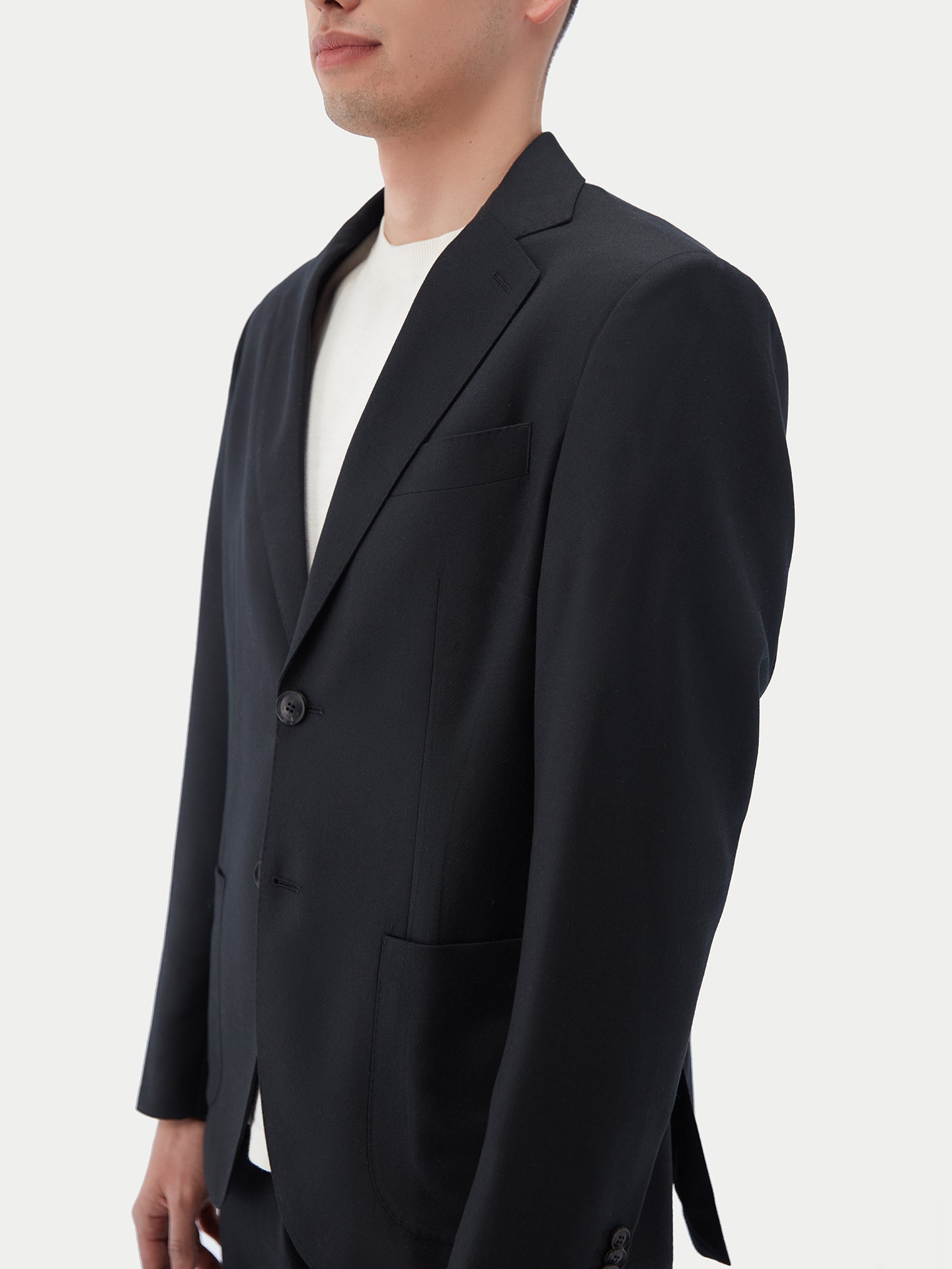 Einreihiger Herren-Blazer aus Kaschmir