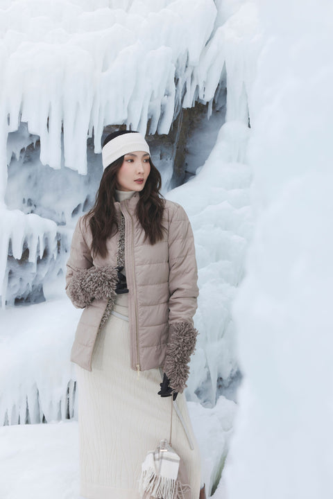 Damen KaschmirTECH Jacke, Editorial-Foto