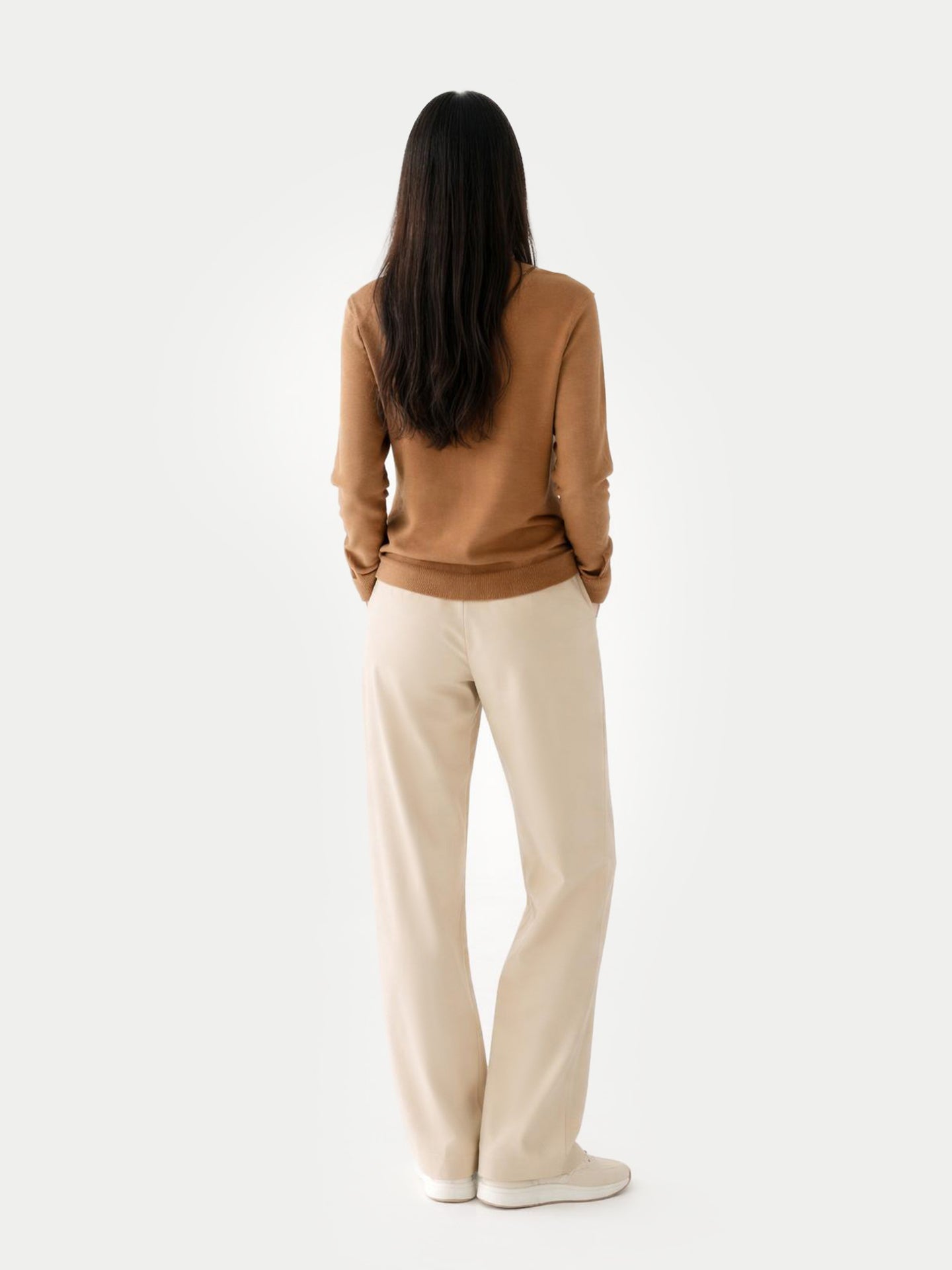 Basic Rollkragenpullover aus Kaschmir