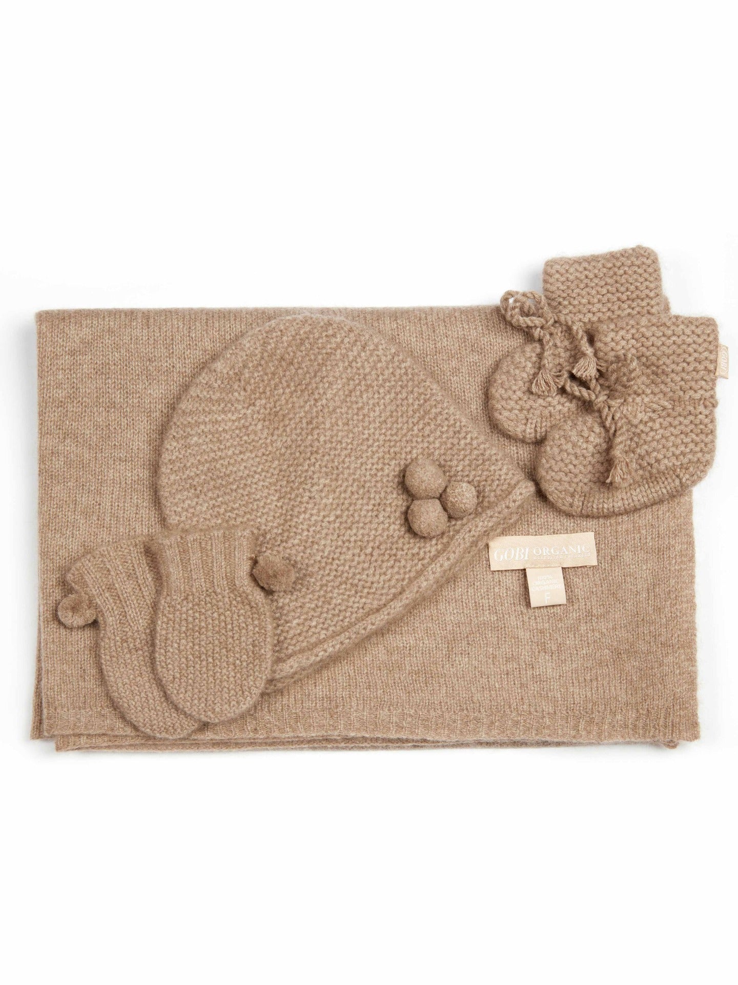 Kaschmir Baby Set Taupe - Gobi Cashmere