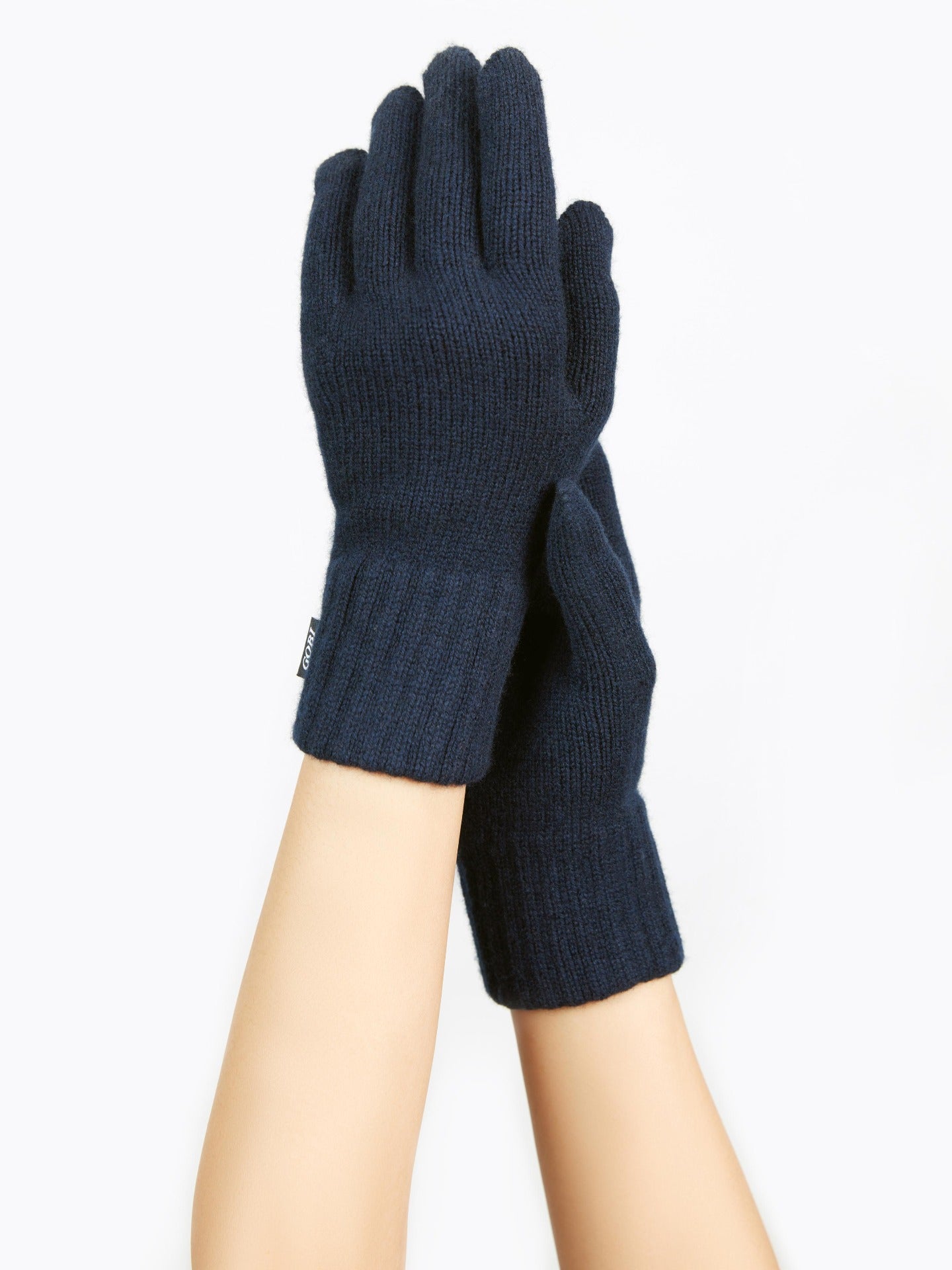 Damen Kaschmir Handschuhe Marineblau - Gobi Cashmere