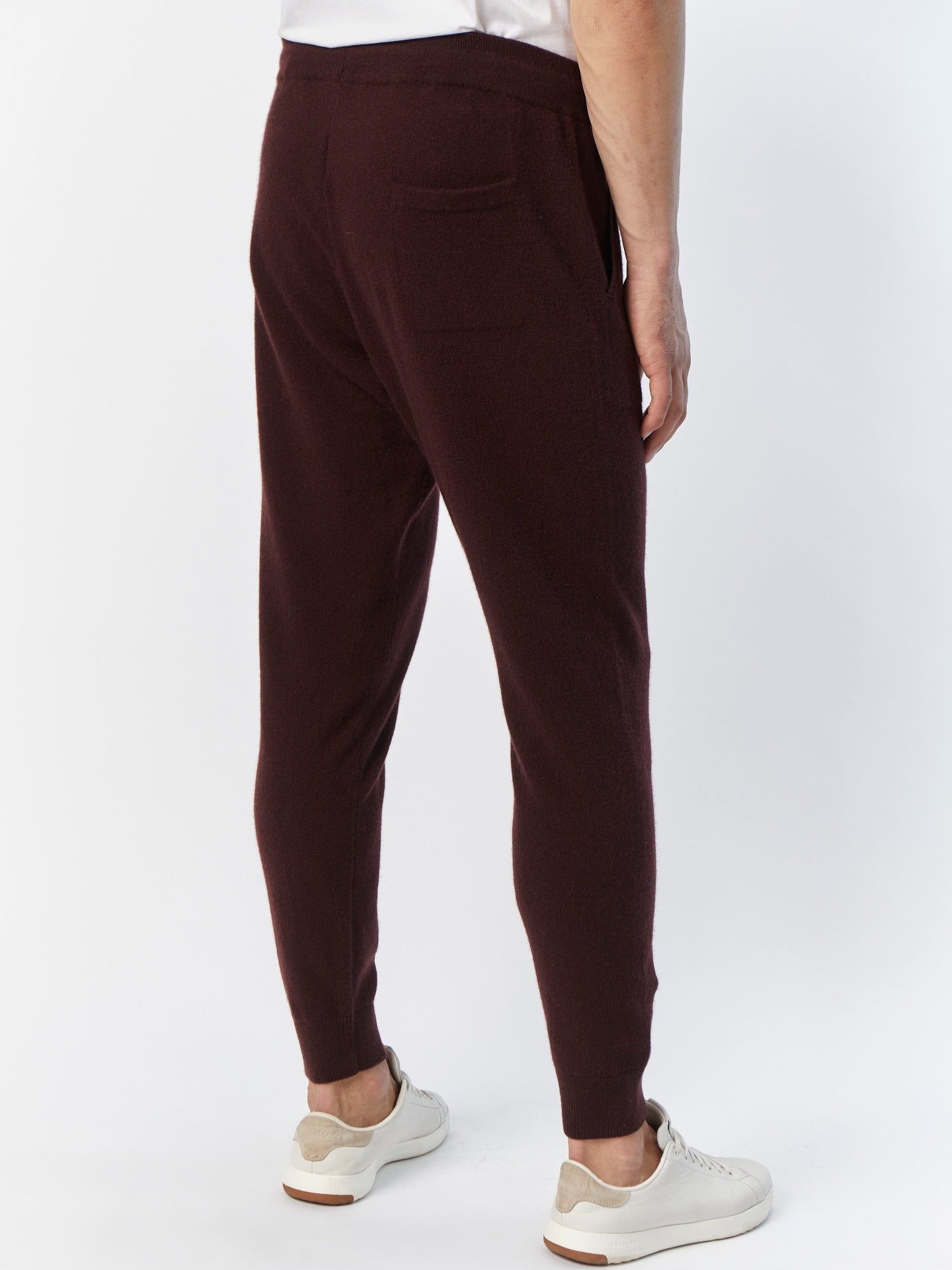 Herren Kaschmir Lockere Jogginghose decadent chocolate - Gobi Cashmere