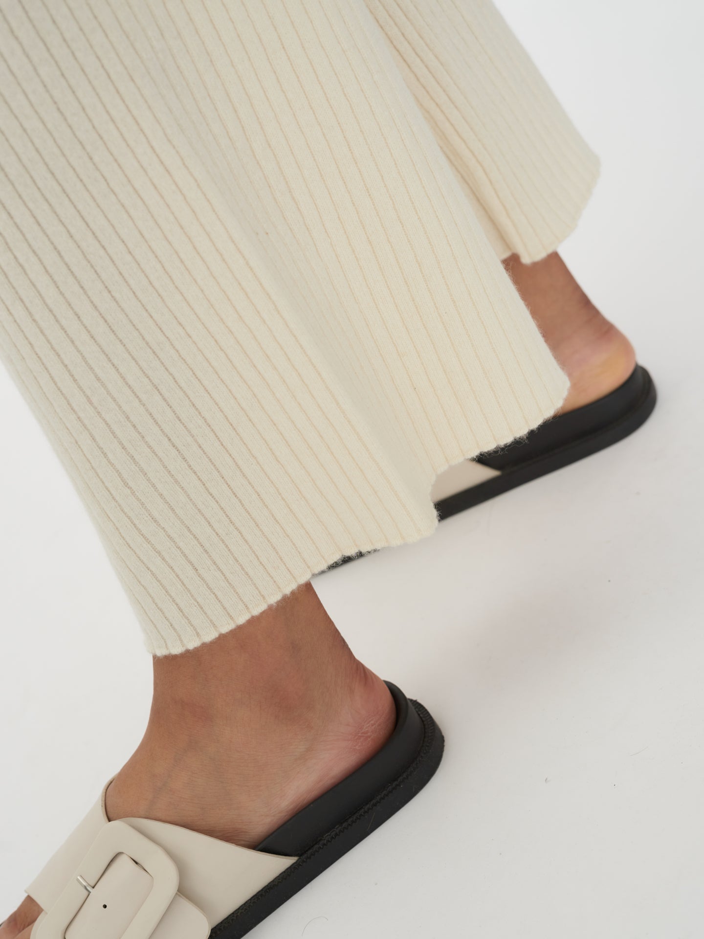 Damen Kaschmir Lässige Hose Marshmallow - Gobi Cashmere