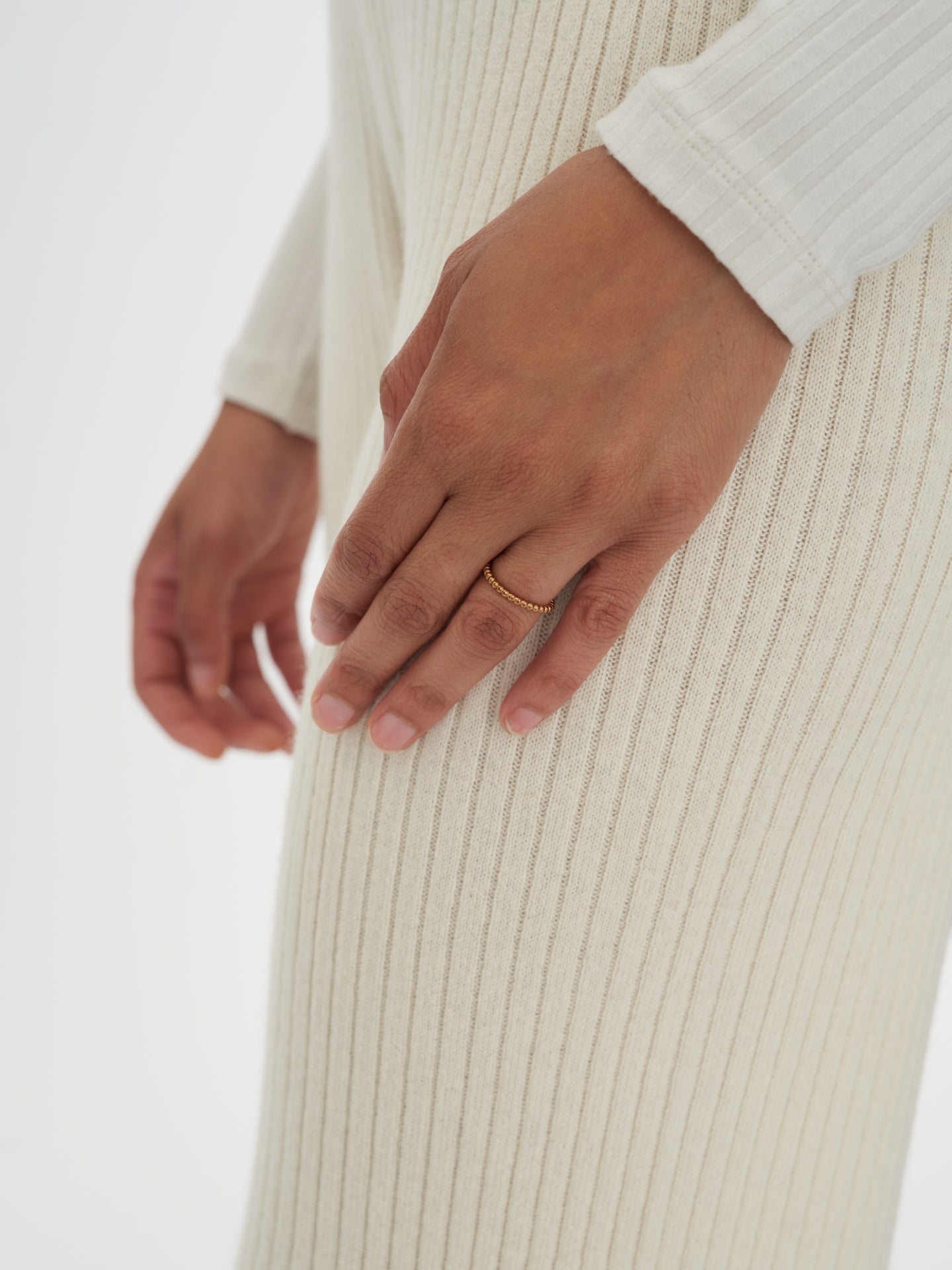 Damen Kaschmir Lässige Hose Marshmallow - Gobi Cashmere
