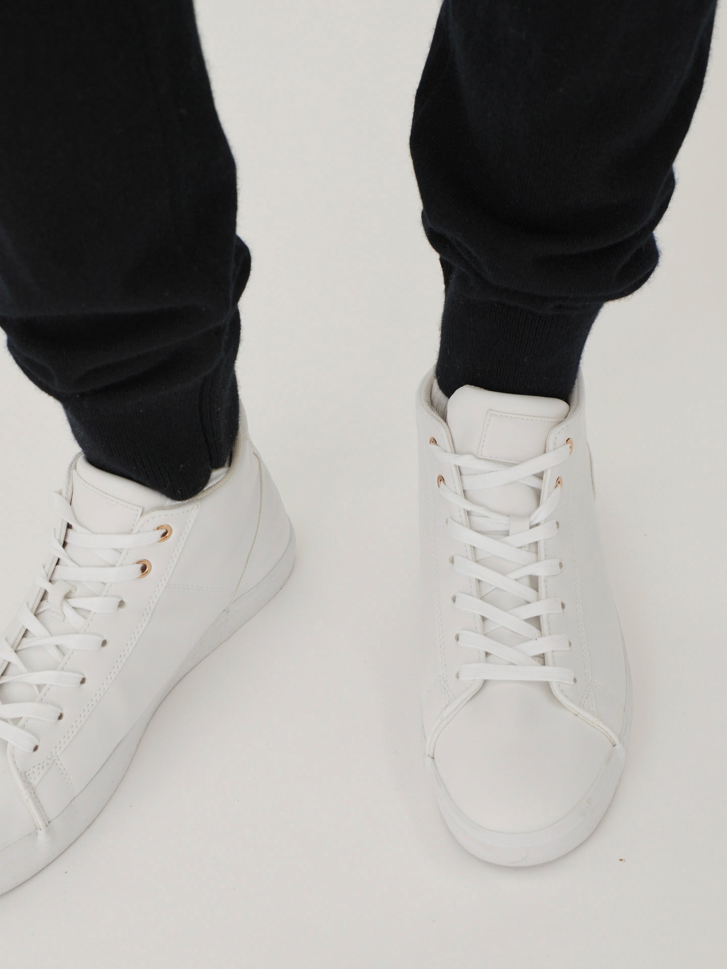 Herren Kaschmir Lockere Jogginghose Schwarz - Gobi Cashmere