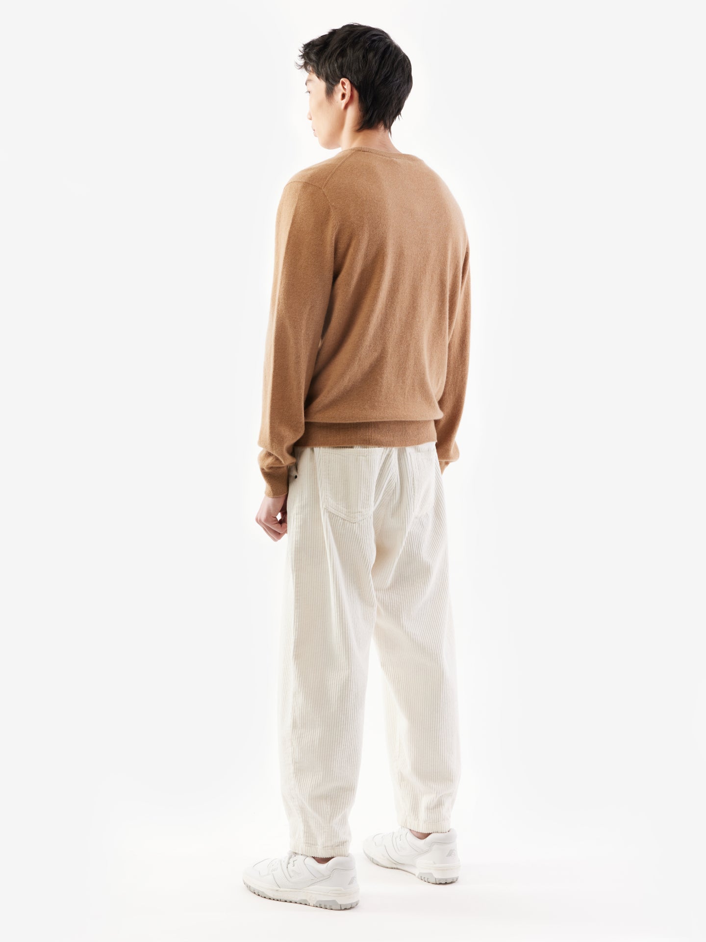 Herren Kachmir V-Ausschnitt Strickjacke Mit Knöpfen schaffell - Gobi Cashmere
